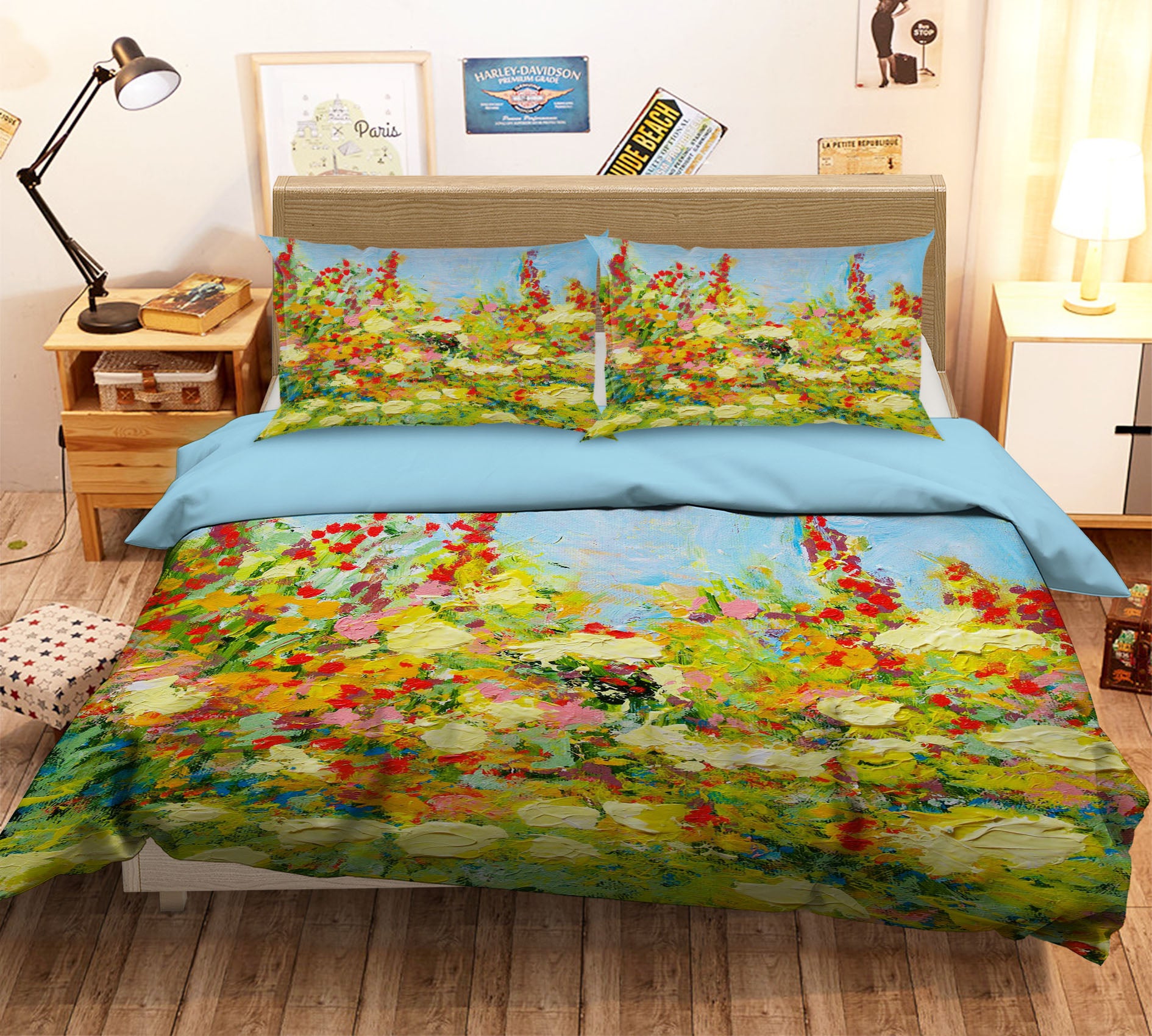 3D Master Garden 1115 Allan P. Friedlander Bedding Bed Pillowcases Quilt