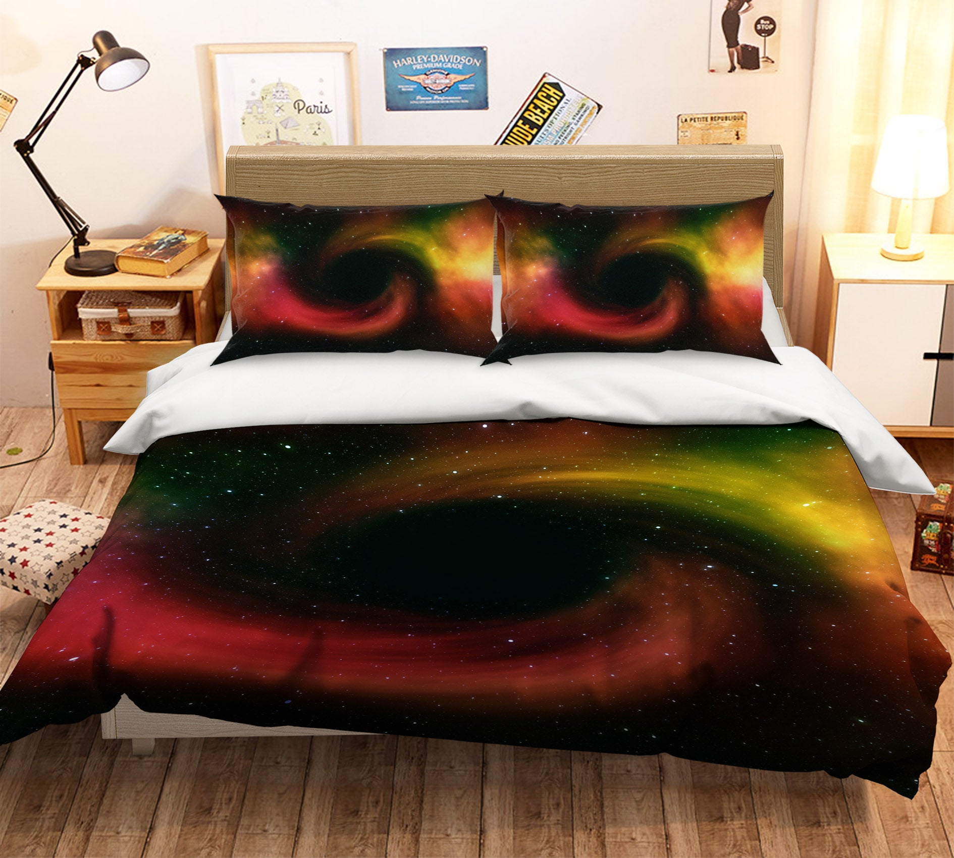 3D Starry Sky 19127 Bed Pillowcases Quilt