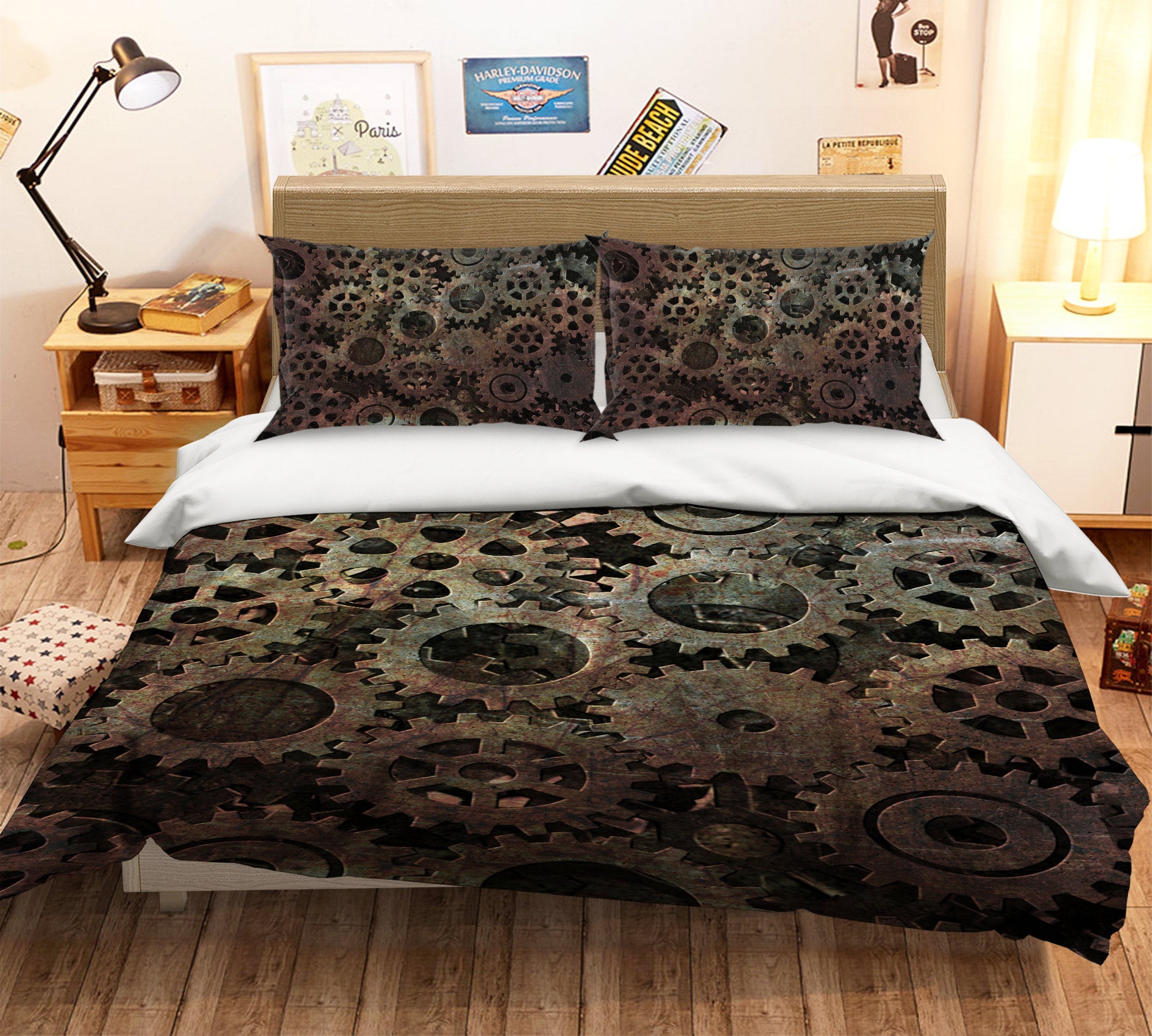 3D Gear 14197 Bed Pillowcases Quilt