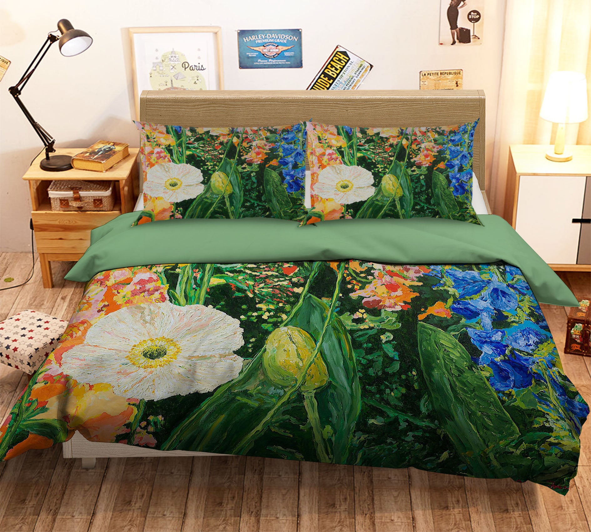3D Flower Sunshine 1038 Allan P. Friedlander Bedding Bed Pillowcases Quilt