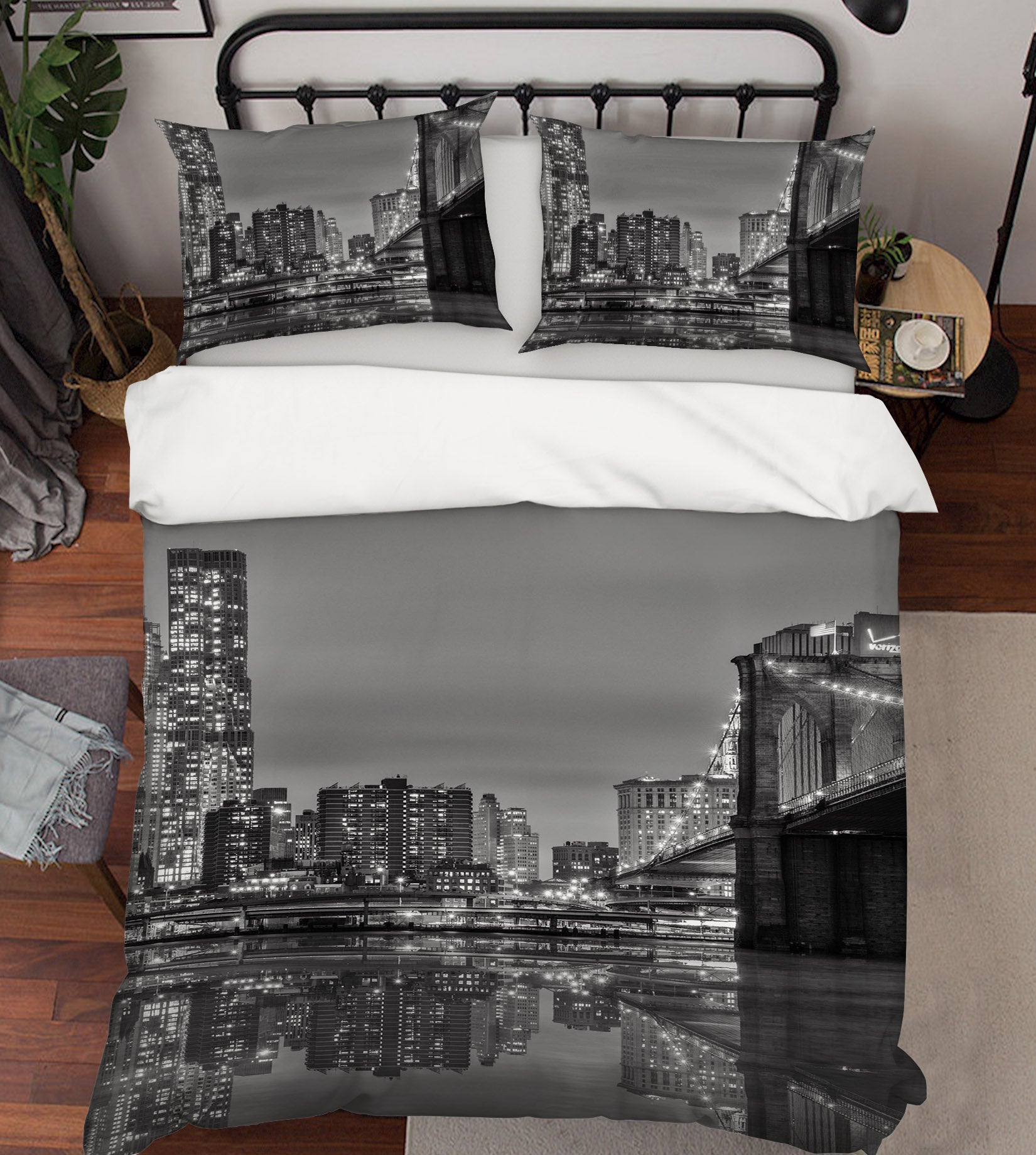 3D Building Bridge 050 Marco Carmassi Bedding Bed Pillowcases Quilt