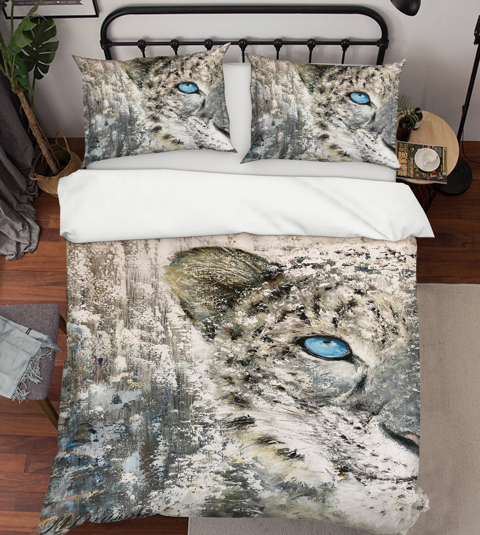 3D Leopard Eyes 513 Skromova Marina Bedding Bed Pillowcases Quilt