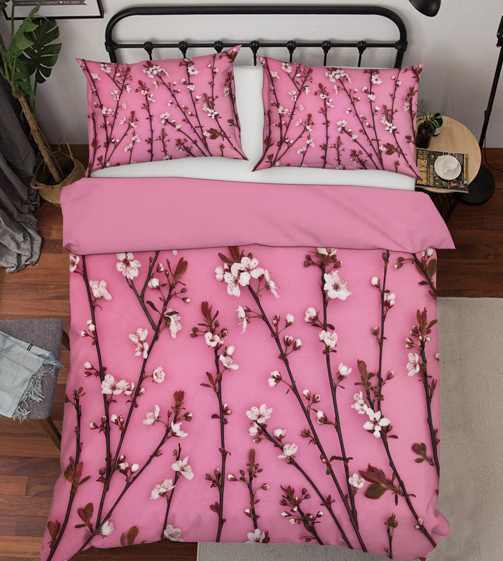 3D Peach Blossom 2018 Assaf Frank Bedding Bed Pillowcases Quilt Quiet Covers AJ Creativity Home 