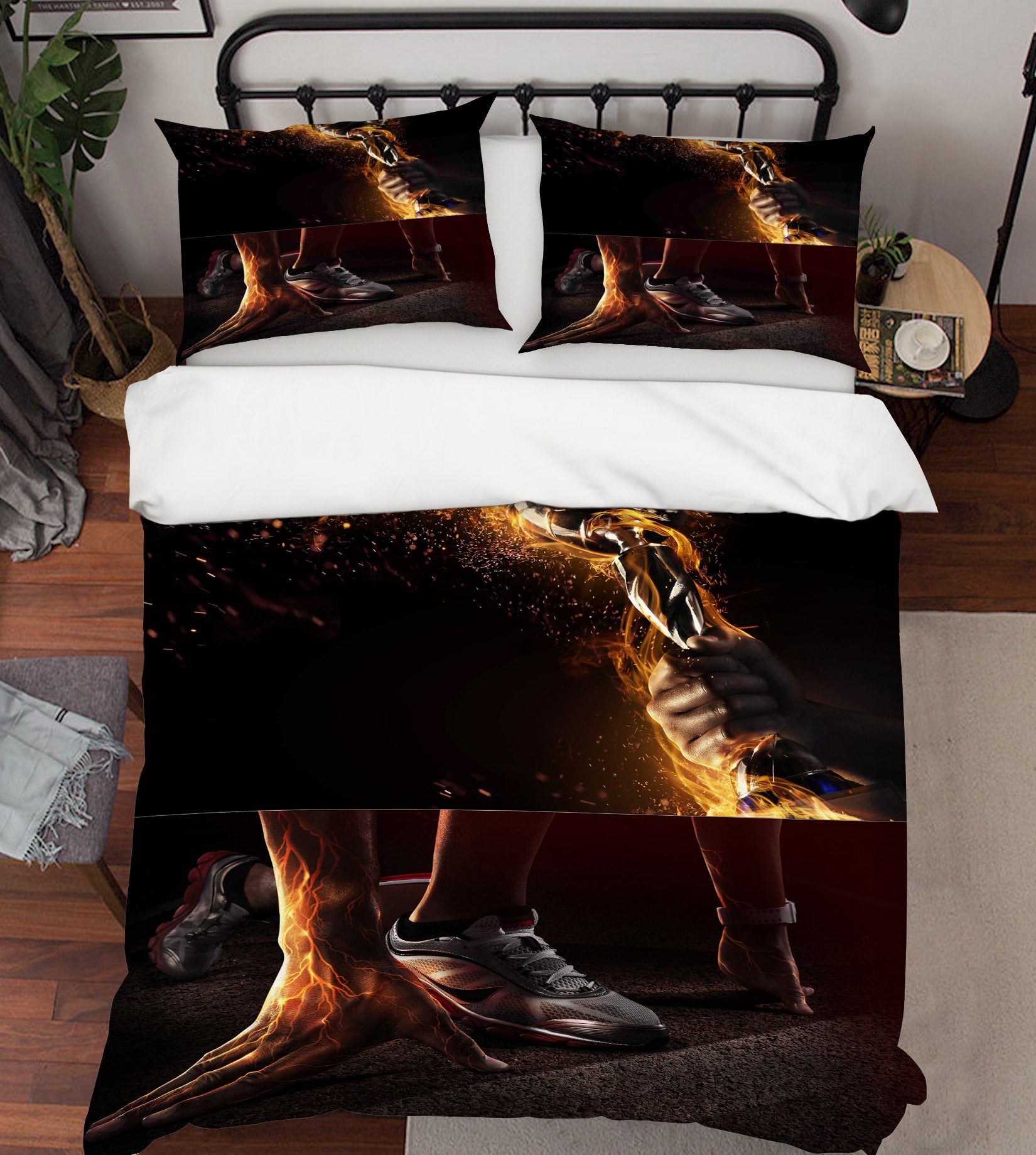 3D Running Shoes 14153 Bed Pillowcases Quilt