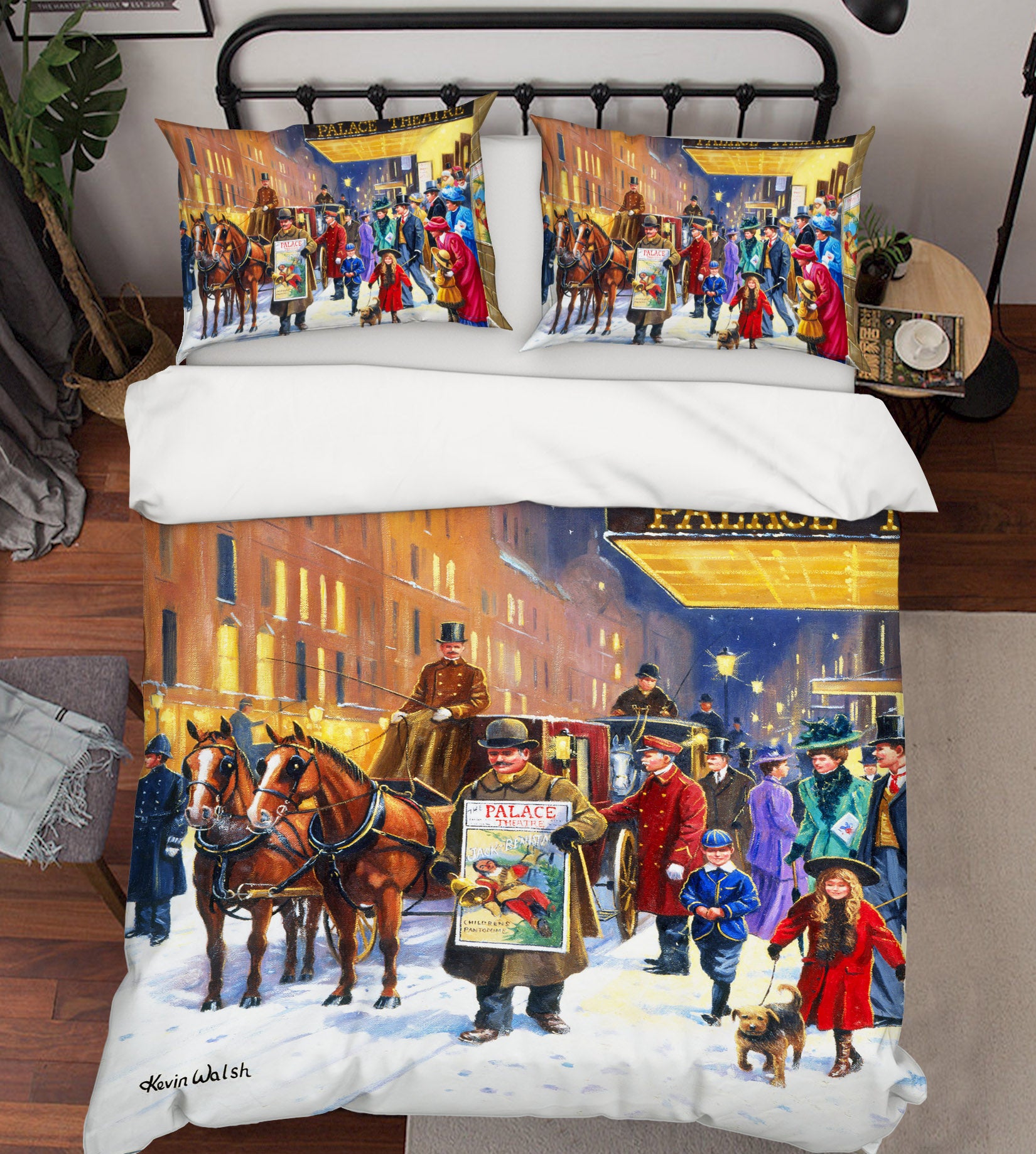 3D Crowd Snow 12510 Kevin Walsh Bedding Bed Pillowcases Quilt
