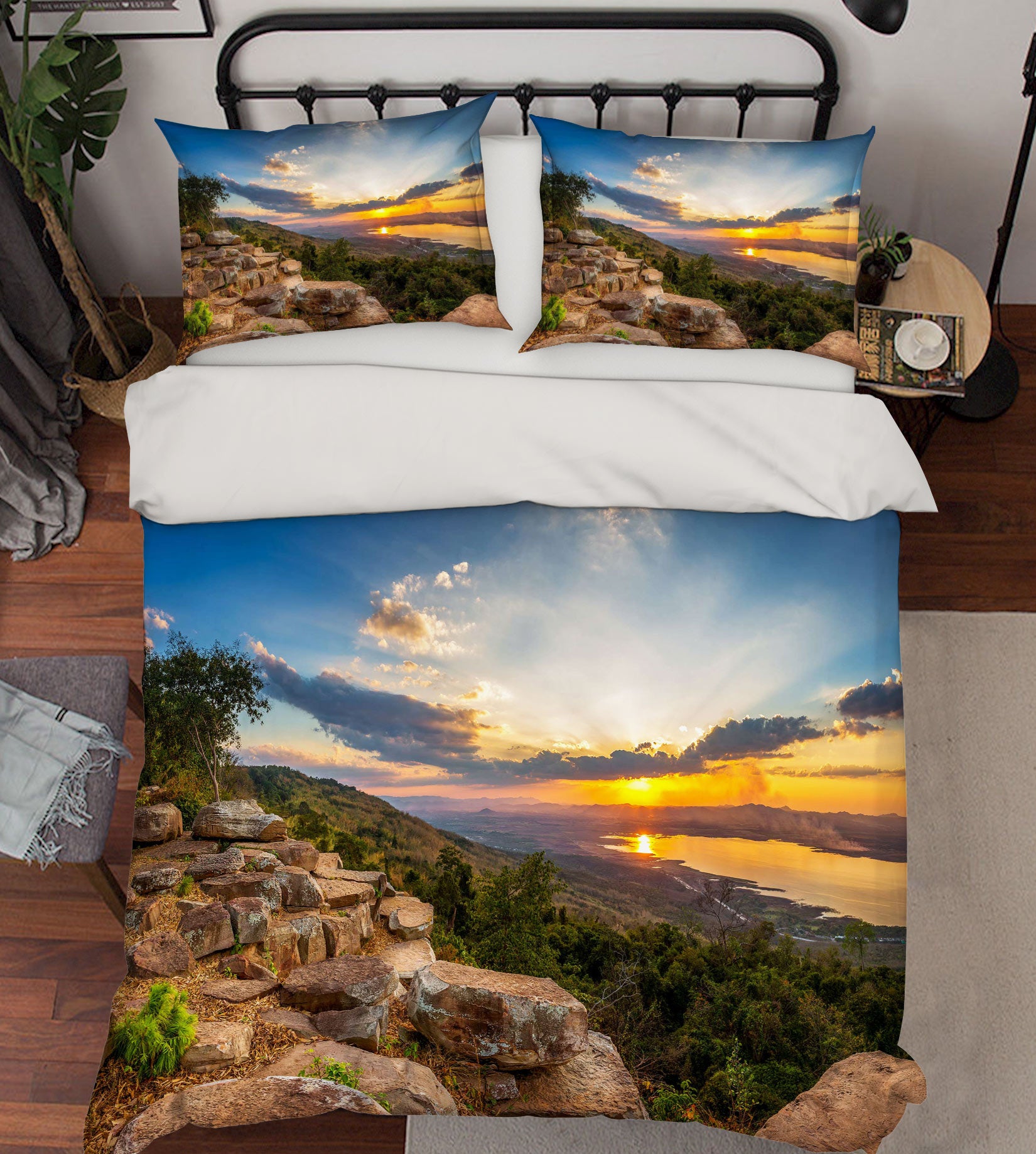 3D Stone 59121 Bed Pillowcases Quilt