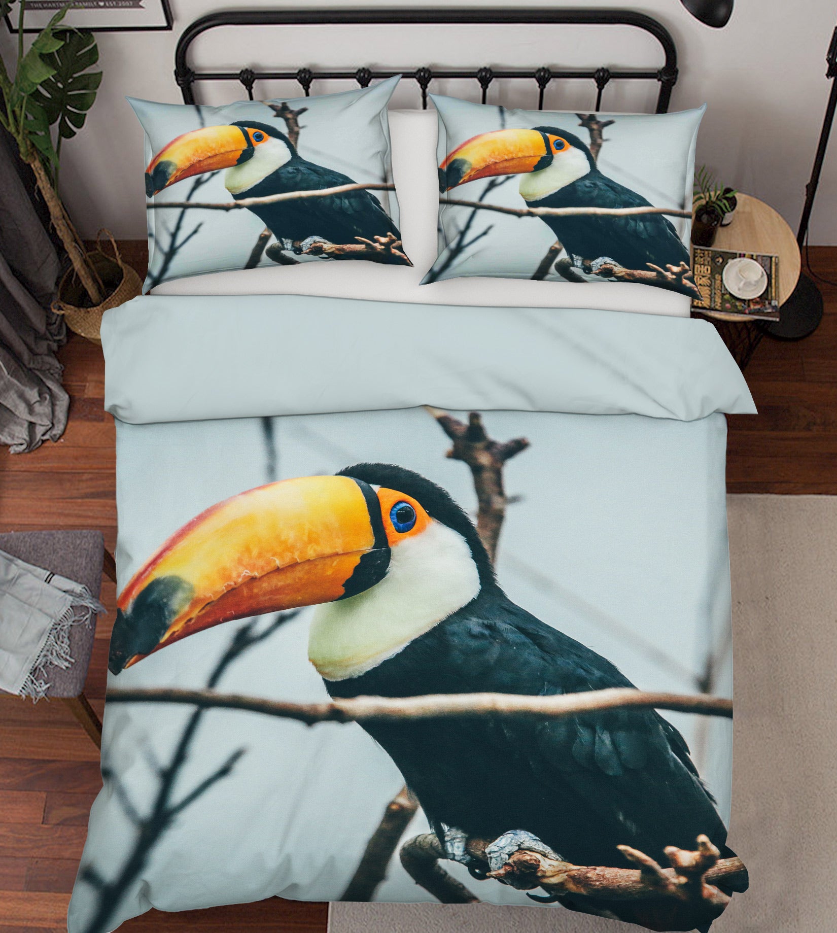 3D Stork 60041 Bed Pillowcases Quilt