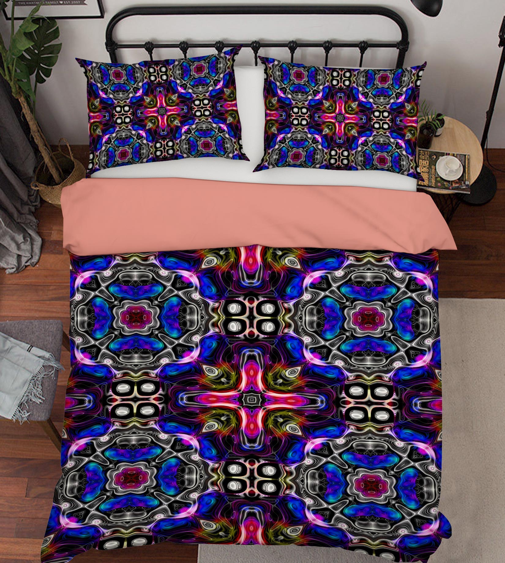 3D Pattern Lines 13213 Bed Pillowcases Quilt