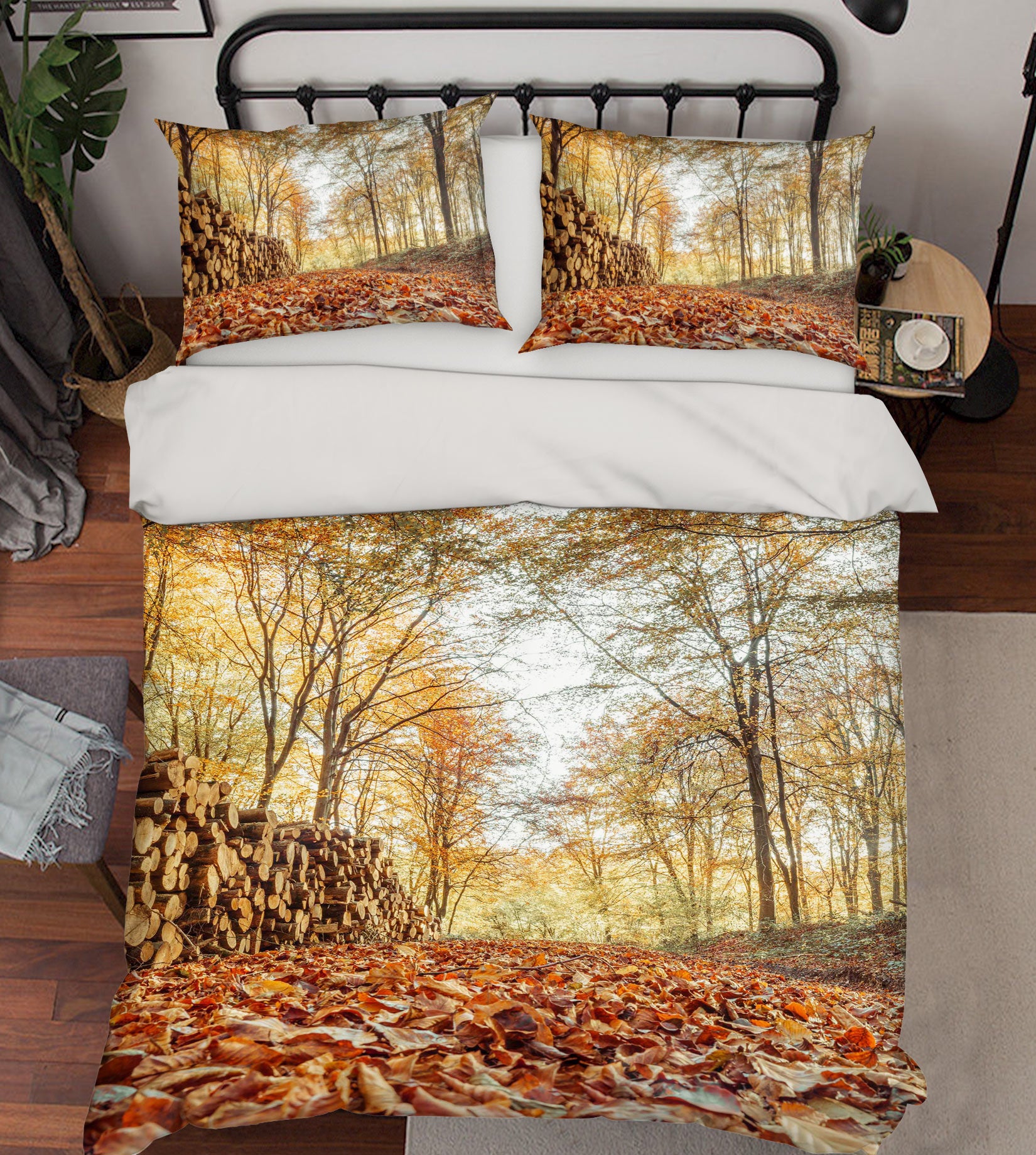 3D Forest Wood 6975 Assaf Frank Bedding Bed Pillowcases Quilt Cover Duvet Cover