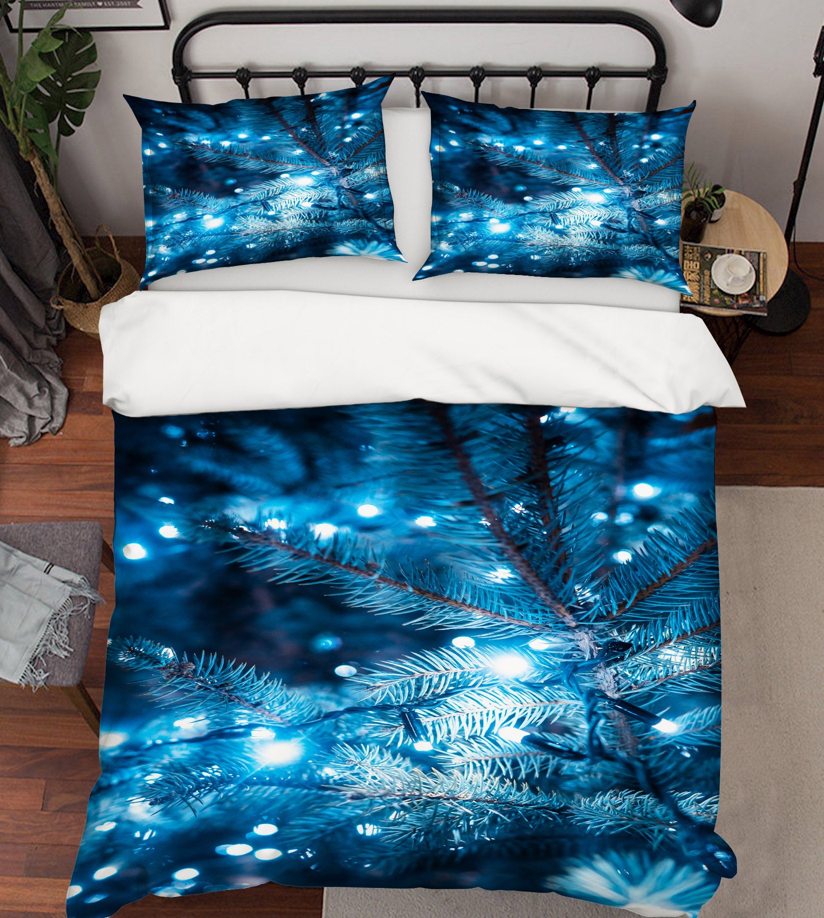 3D Branches 51058 Christmas Quilt Duvet Cover Xmas Bed Pillowcases