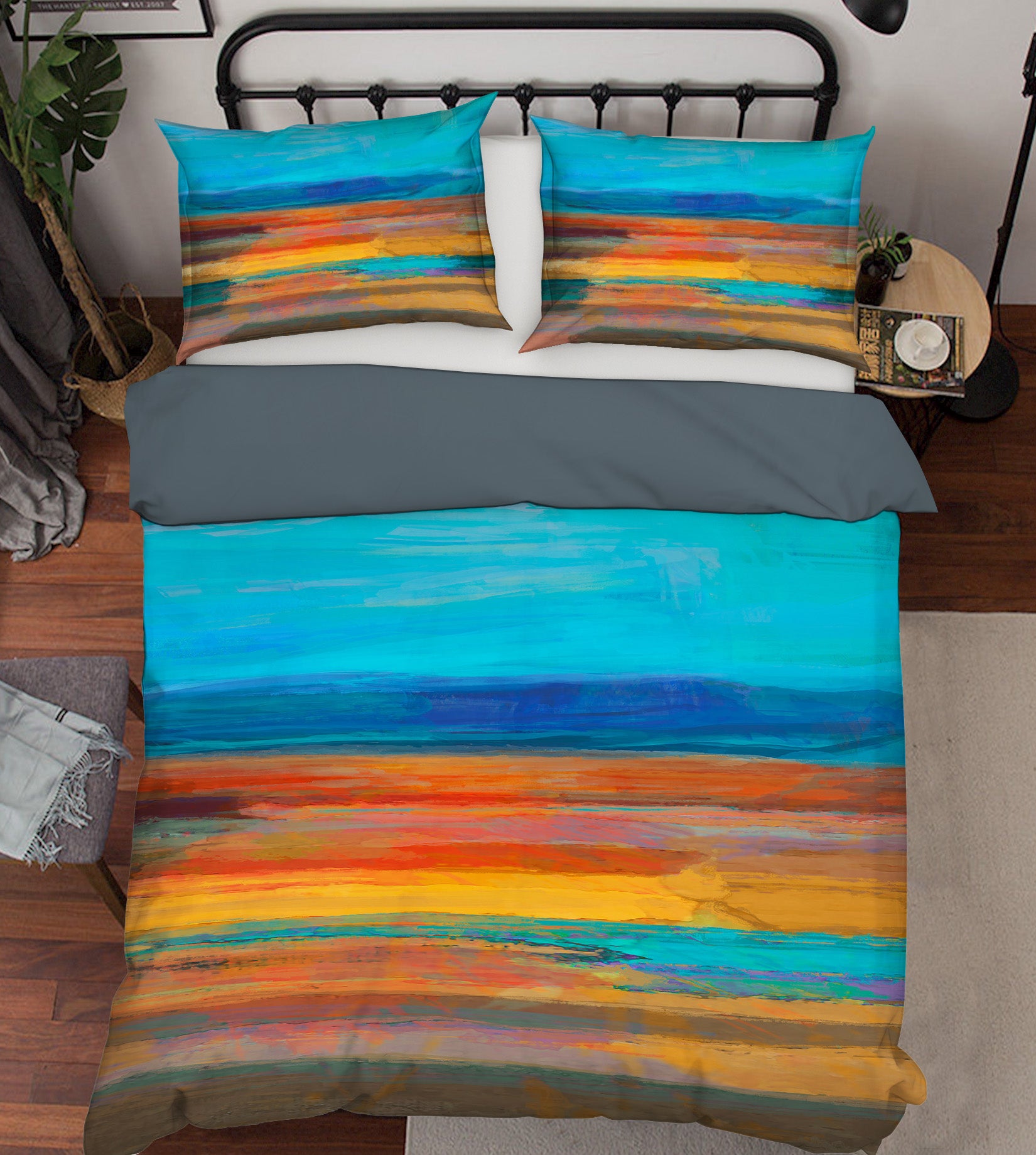 3D Sunset Pattern 1041 Michael Tienhaara Bedding Bed Pillowcases Quilt