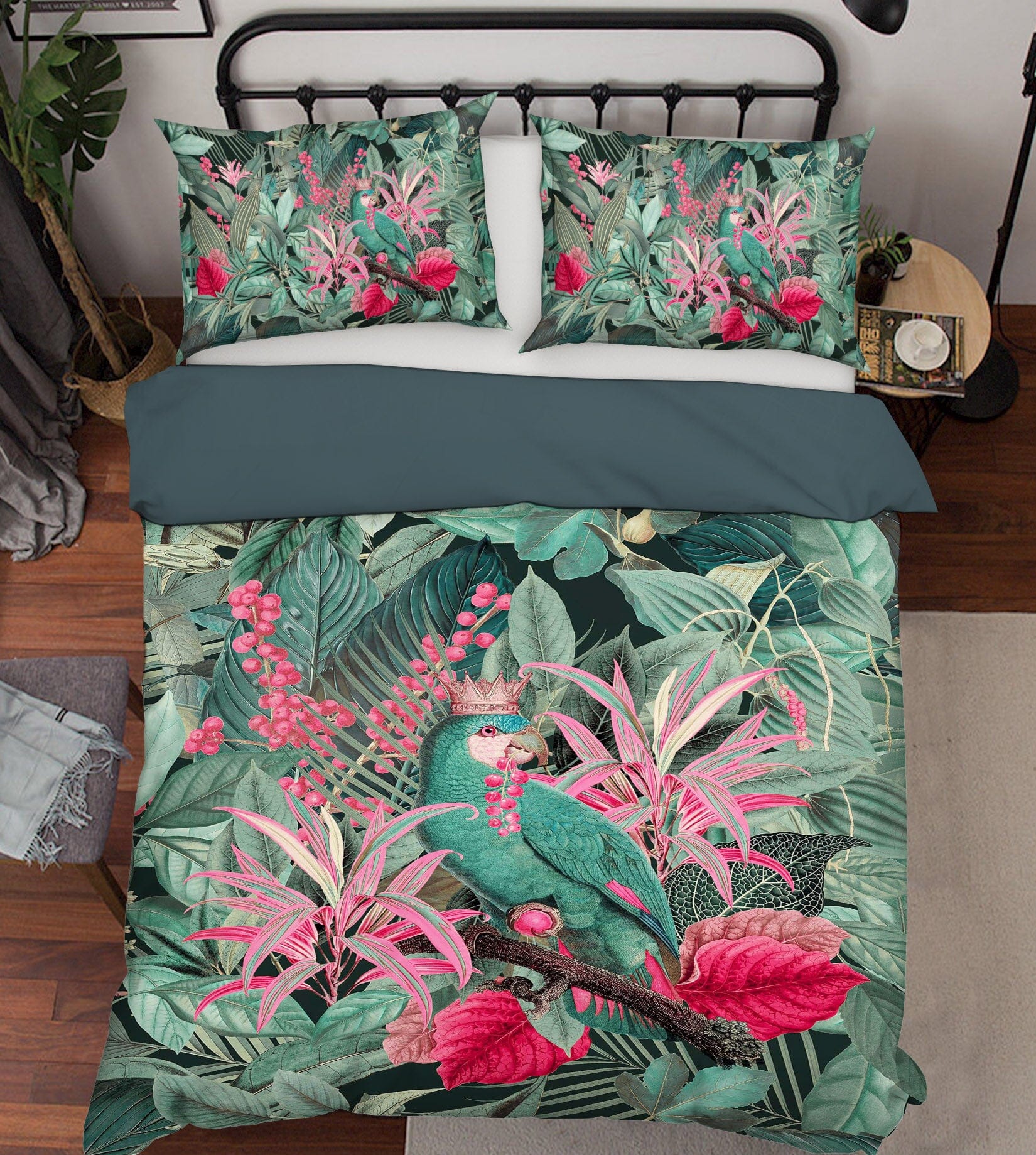 3D Bright Red Flower 103 Andrea haase Bedding Bed Pillowcases Quilt Quiet Covers AJ Creativity Home 