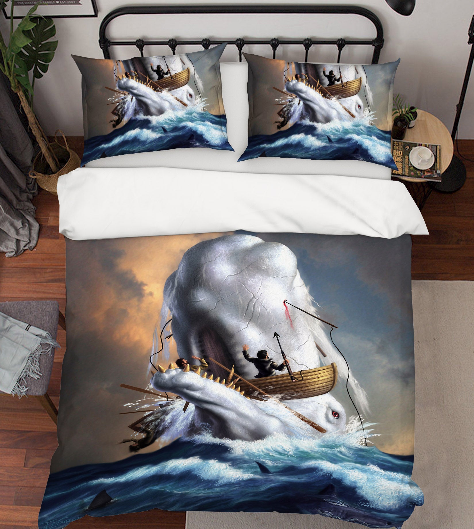 3D Waves Ferry 86032 Jerry LoFaro bedding Bed Pillowcases Quilt
