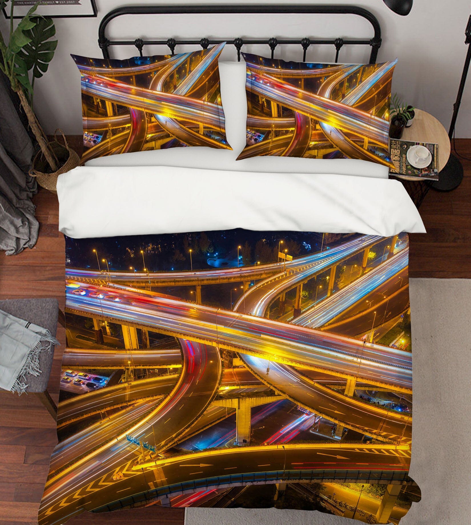 3D Tunnel Road 2120 Marco Carmassi Bedding Bed Pillowcases Quilt Quiet Covers AJ Creativity Home 