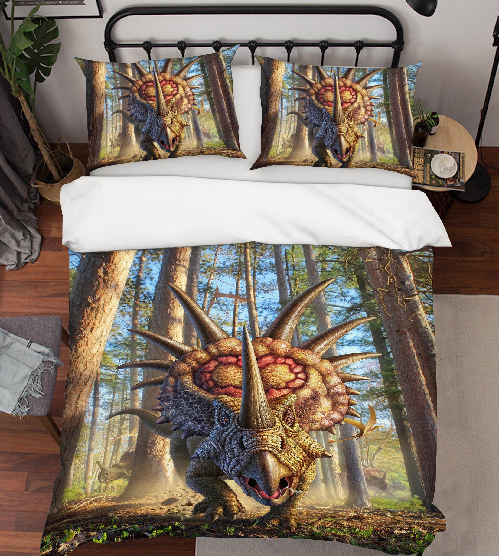 3D Styracosaurus 86049 Jerry LoFaro bedding Bed Pillowcases Quilt