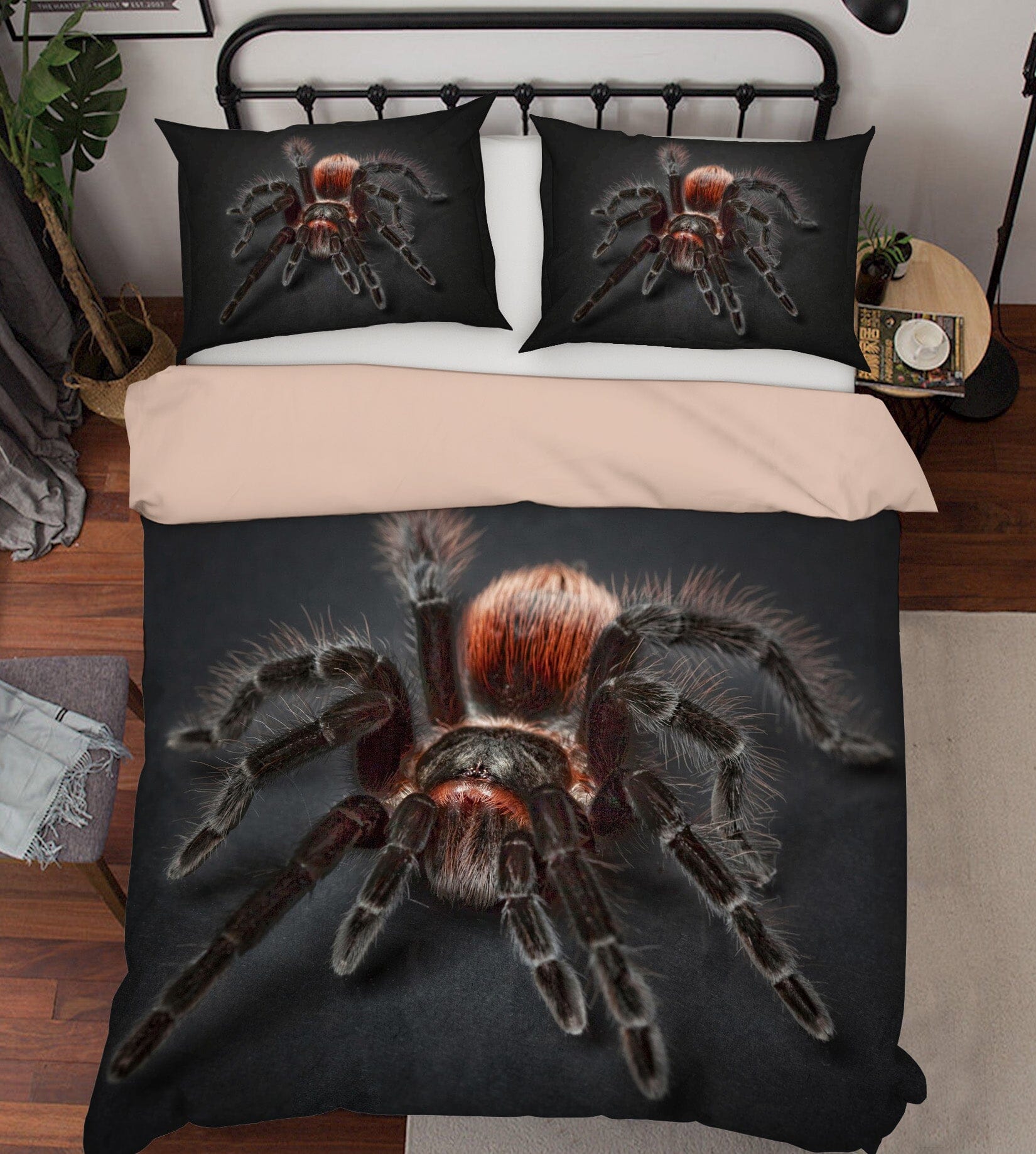 3D Poison Spider 1943 Bed Pillowcases Quilt Quiet Covers AJ Creativity Home 