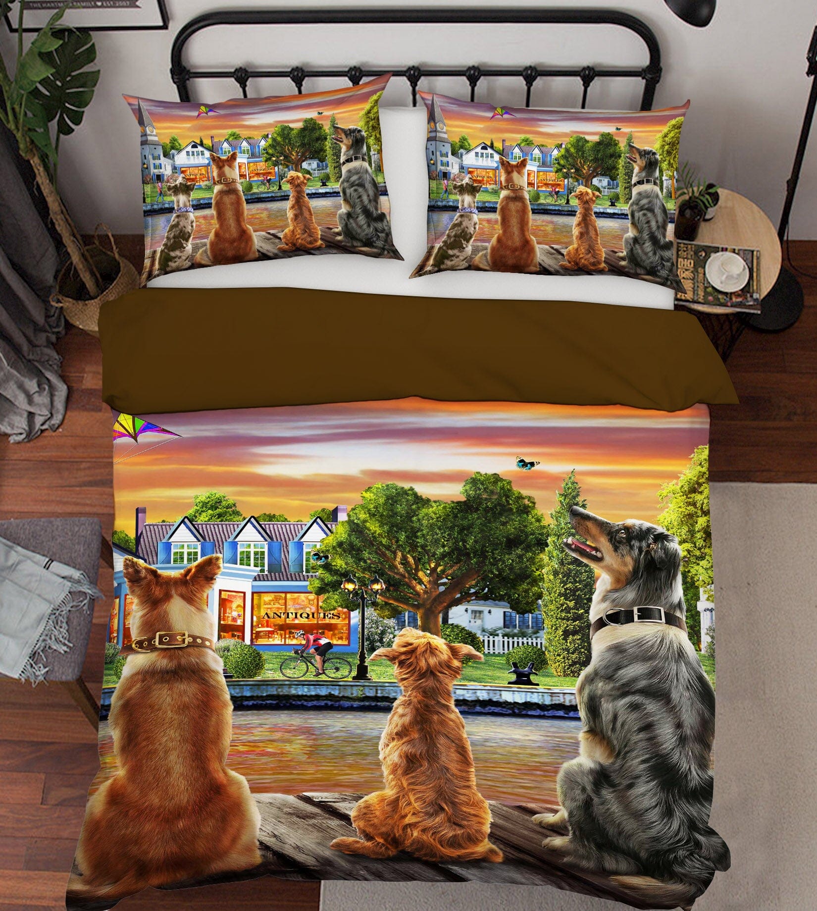 3D Watchdog 2128 Adrian Chesterman Bedding Bed Pillowcases Quilt Quiet Covers AJ Creativity Home 
