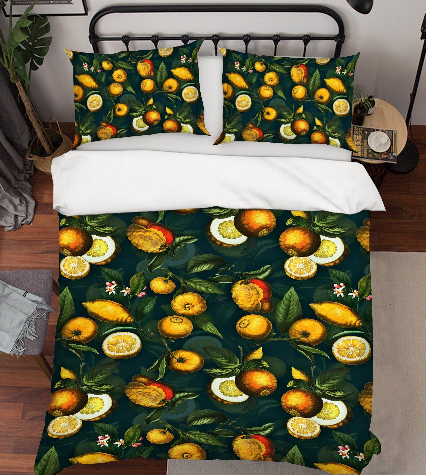 3D Lemon Fruit 156 Uta Naumann Bedding Bed Pillowcases Quilt Quiet Covers AJ Creativity Home 
