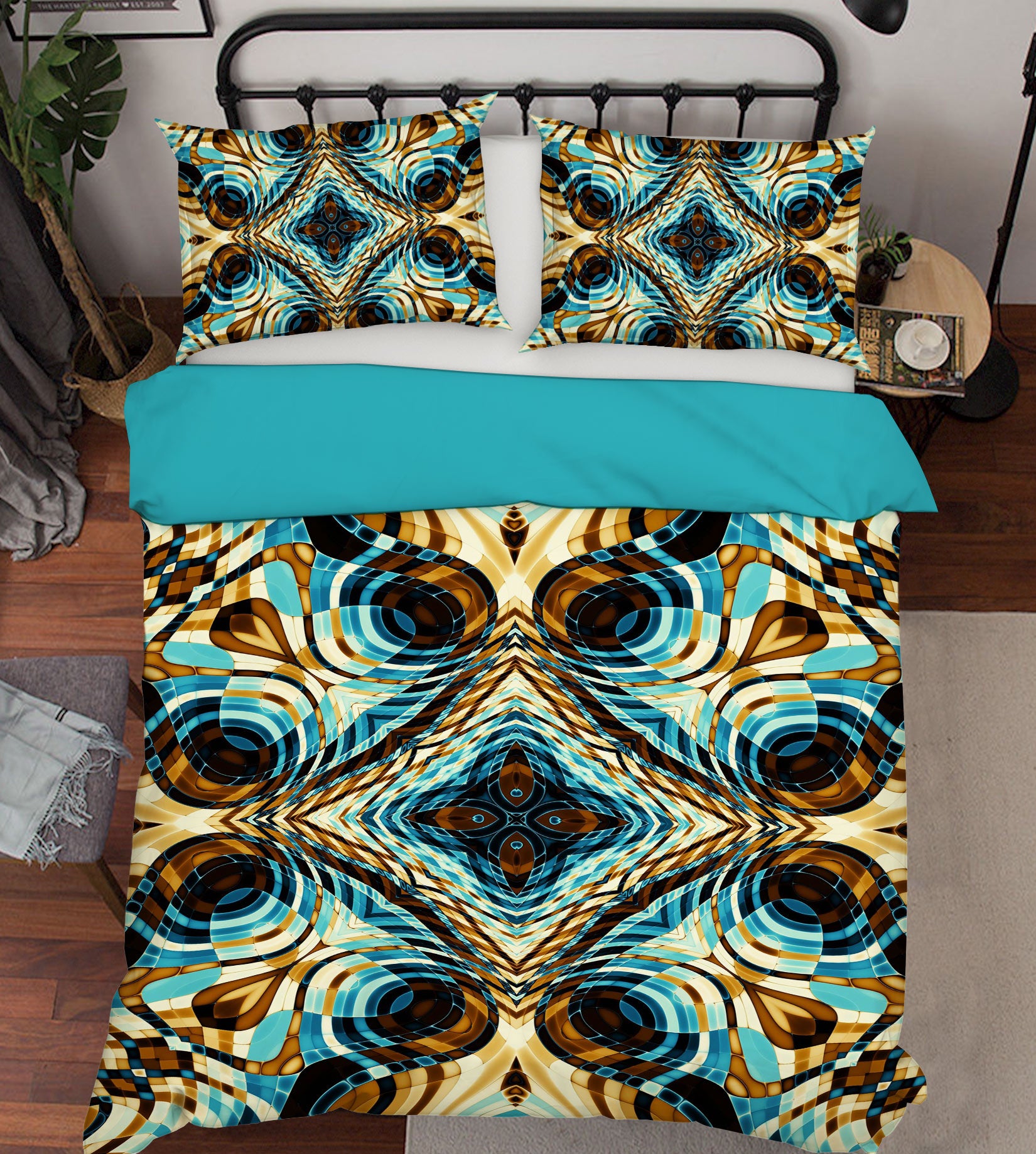 3D Pattern Lines 13230 Bed Pillowcases Quilt