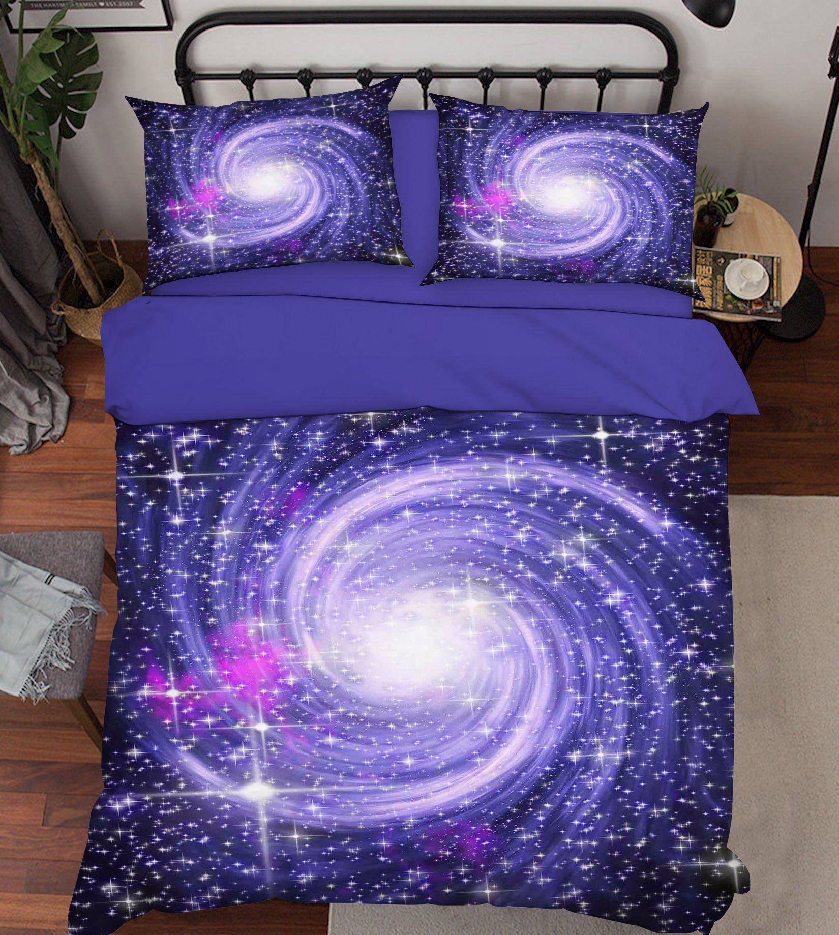 3D Rotating Nebula Stars 352 Bed Pillowcases Quilt Wallpaper AJ Wallpaper 