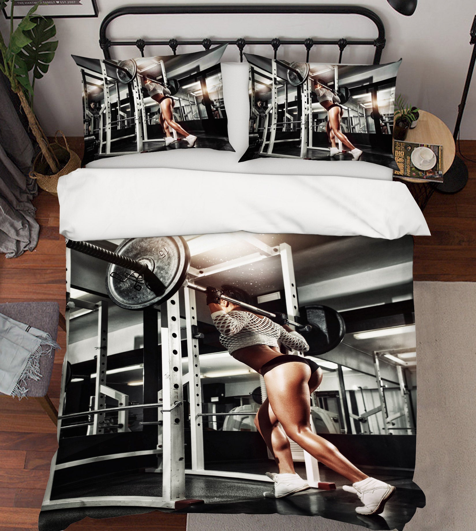 3D Weightlifting 14106 Bed Pillowcases Quilt