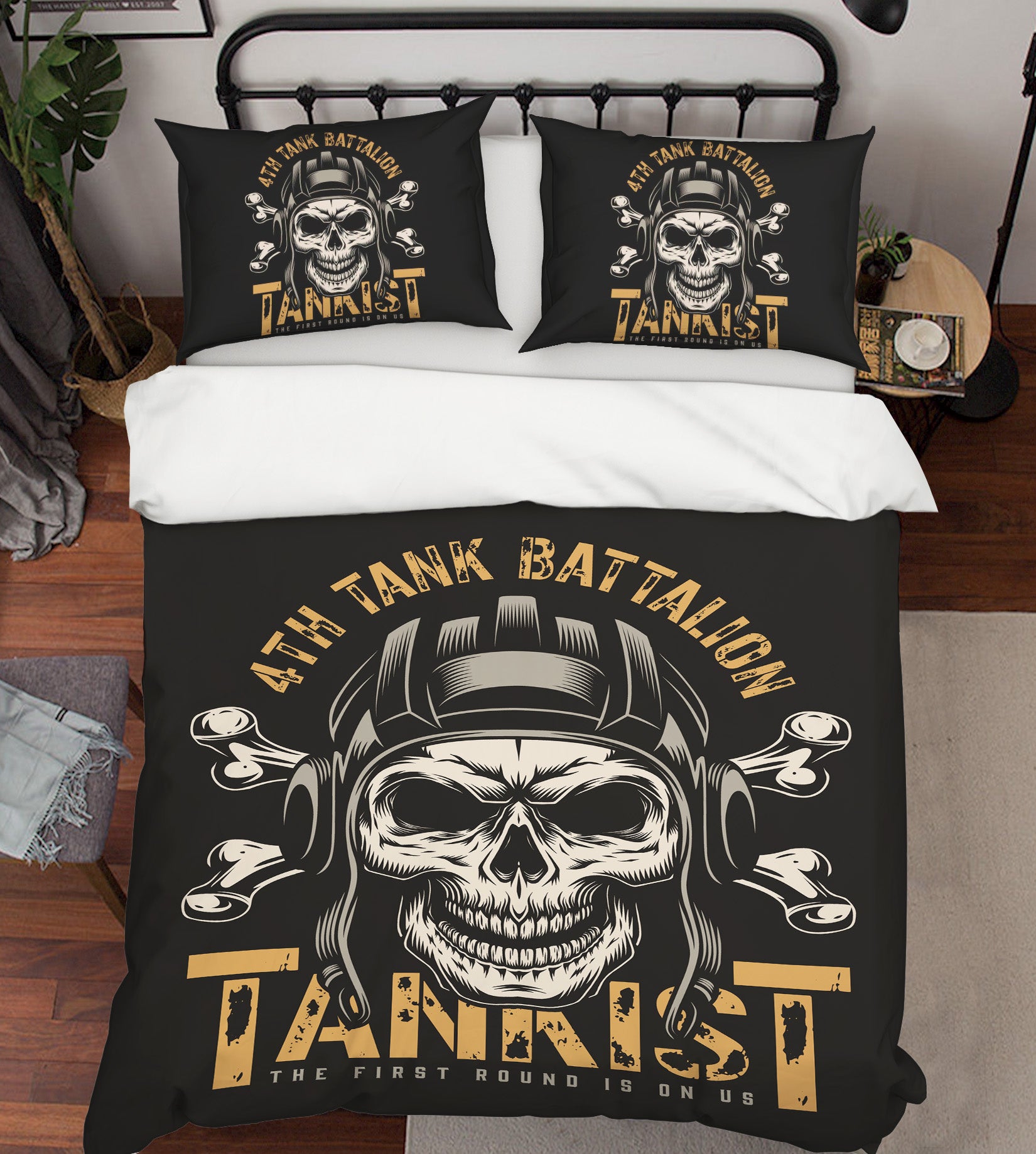3D Skull 60224 Bed Pillowcases Quilt