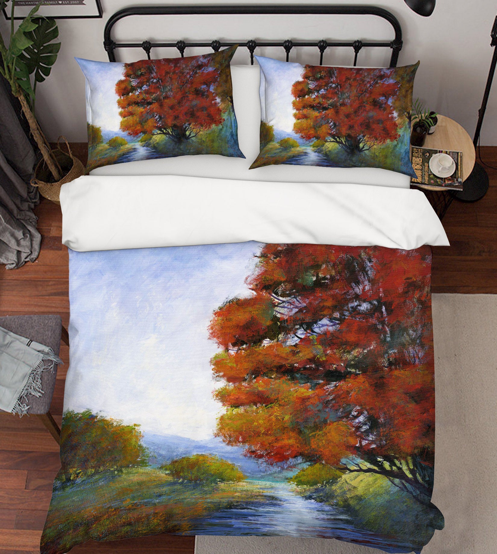 3D Maple River 1015 Michael Tienhaara Bedding Bed Pillowcases Quilt