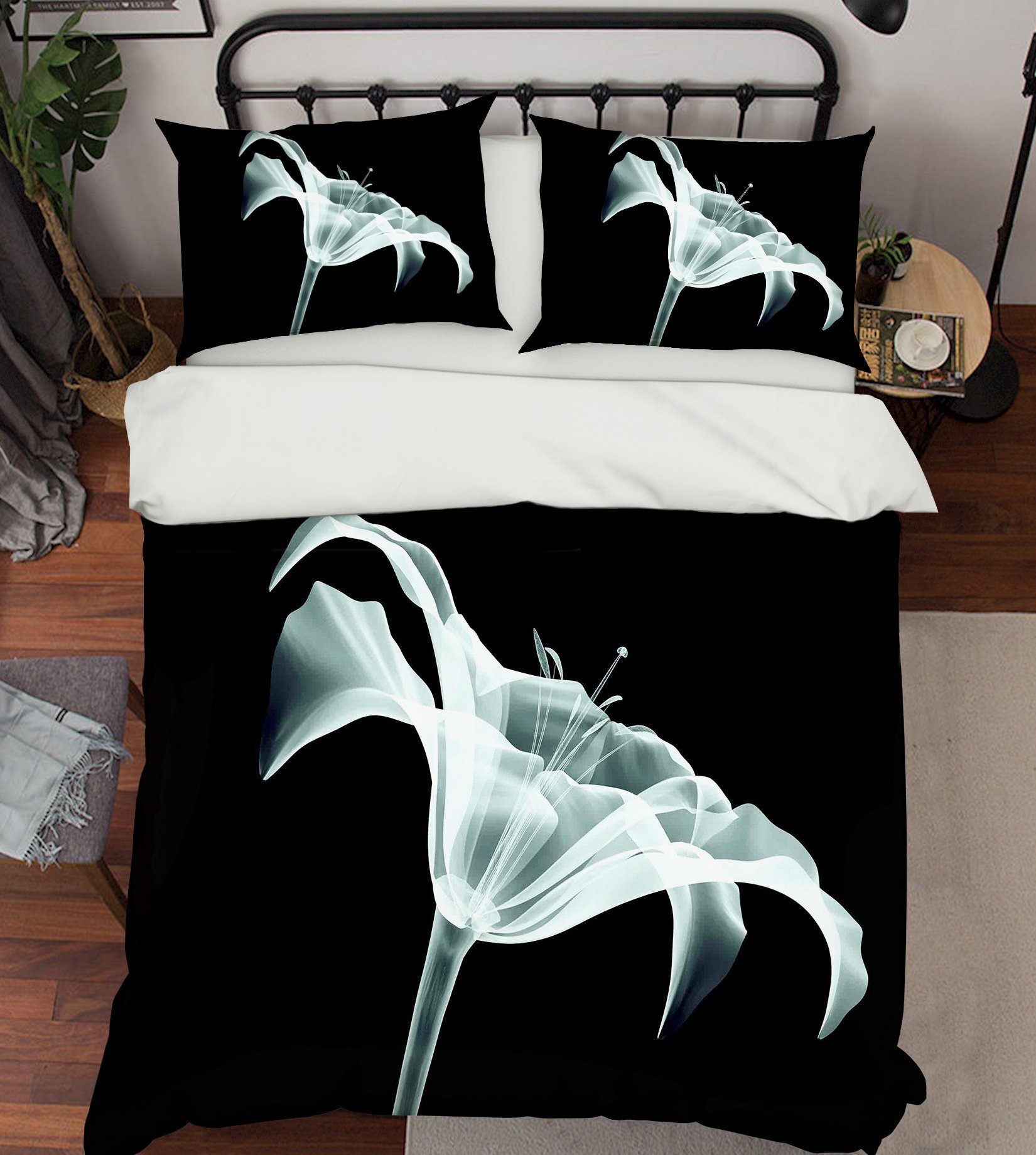 3D Pretty Pure Flower 193 Bed Pillowcases Quilt Wallpaper AJ Wallpaper 