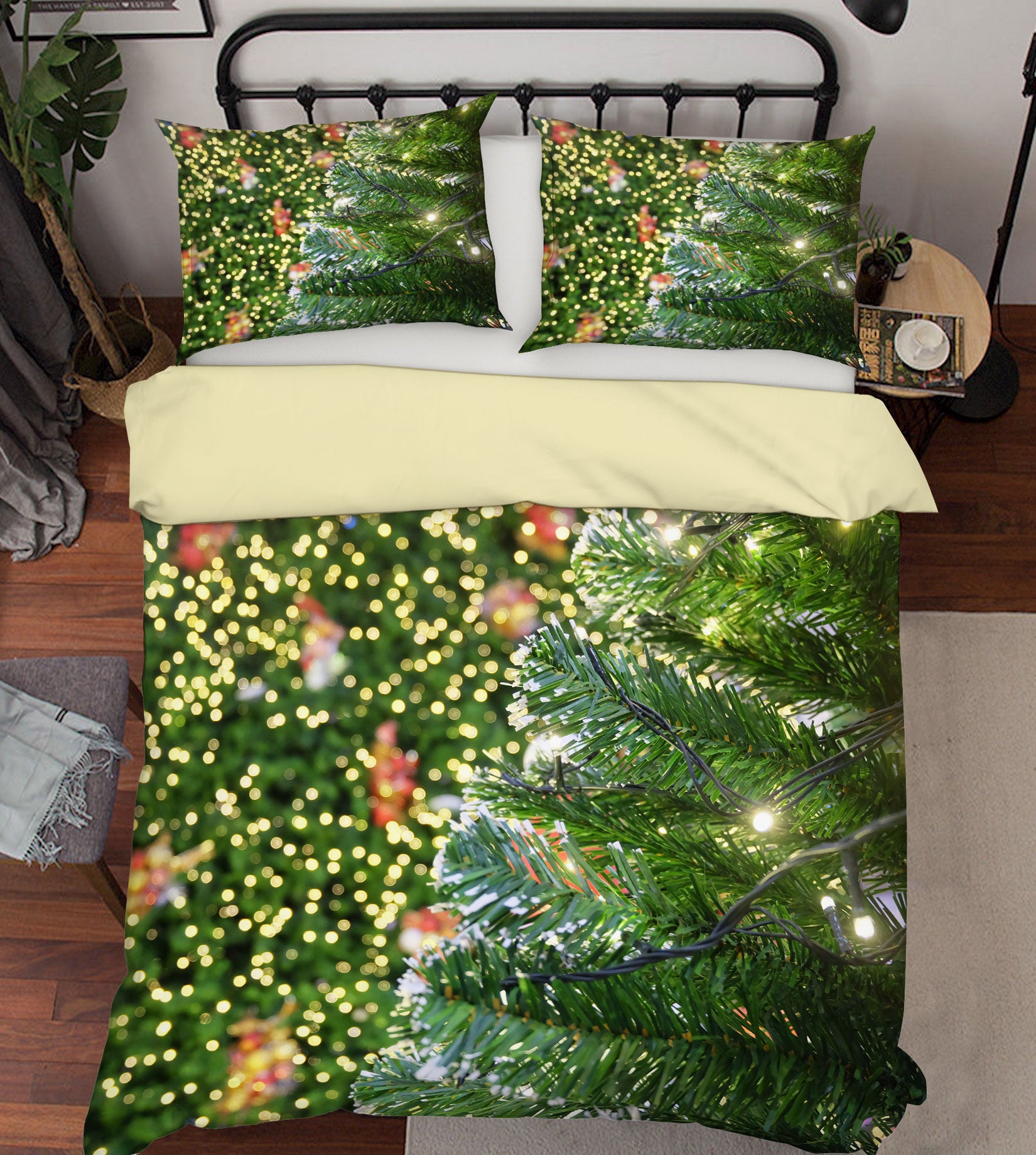 3D Tree Branches 51008 Christmas Quilt Duvet Cover Xmas Bed Pillowcases