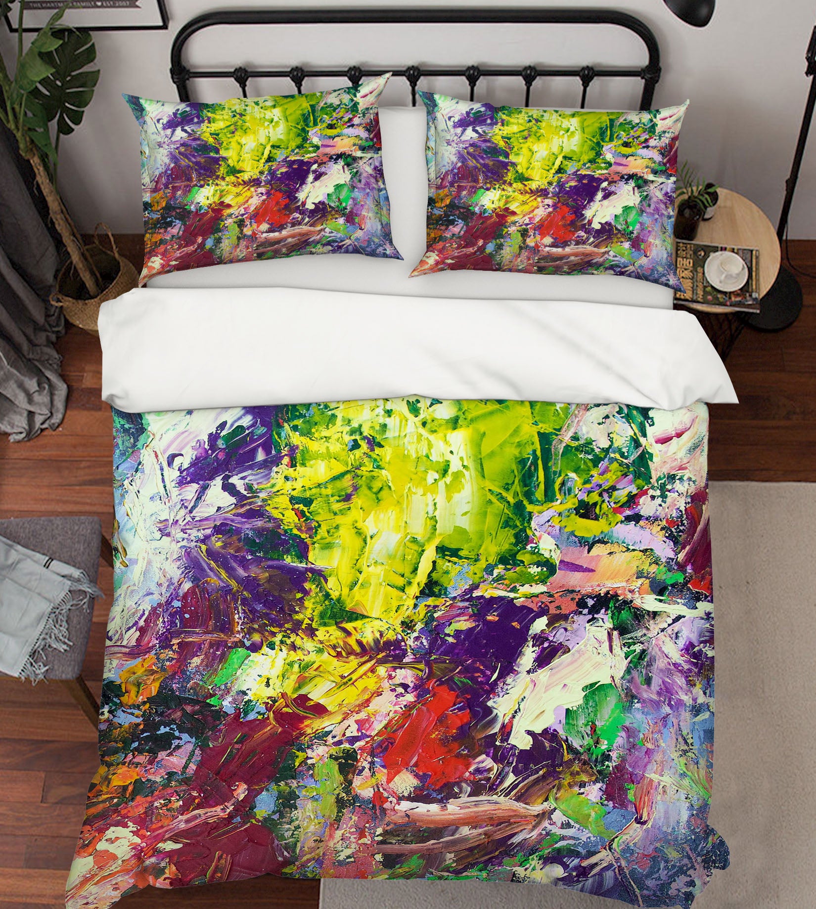 3D Color Pigment 1136 Allan P. Friedlander Bedding Bed Pillowcases Quilt