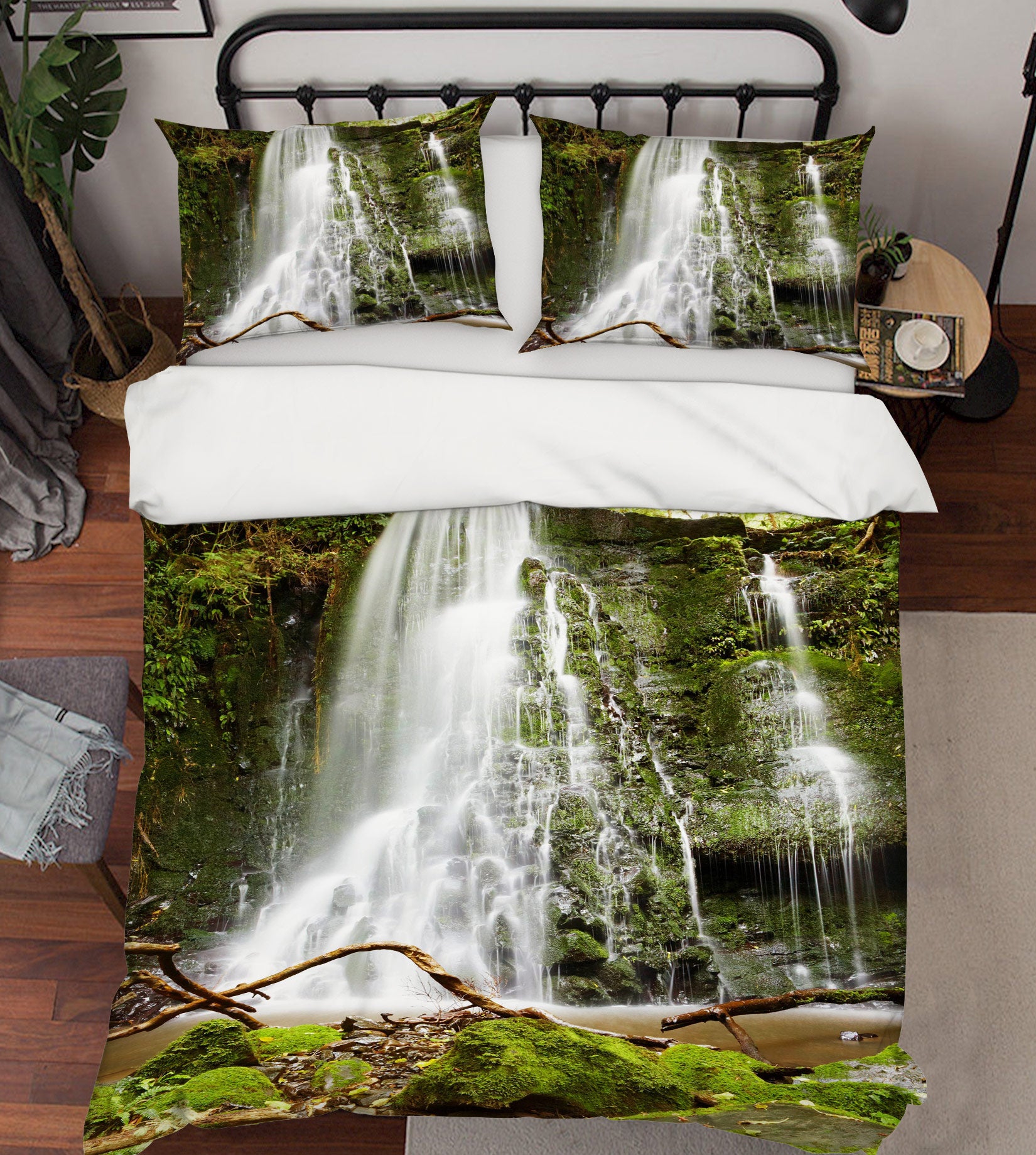 3D Waterfall 15088 Bed Pillowcases Quilt