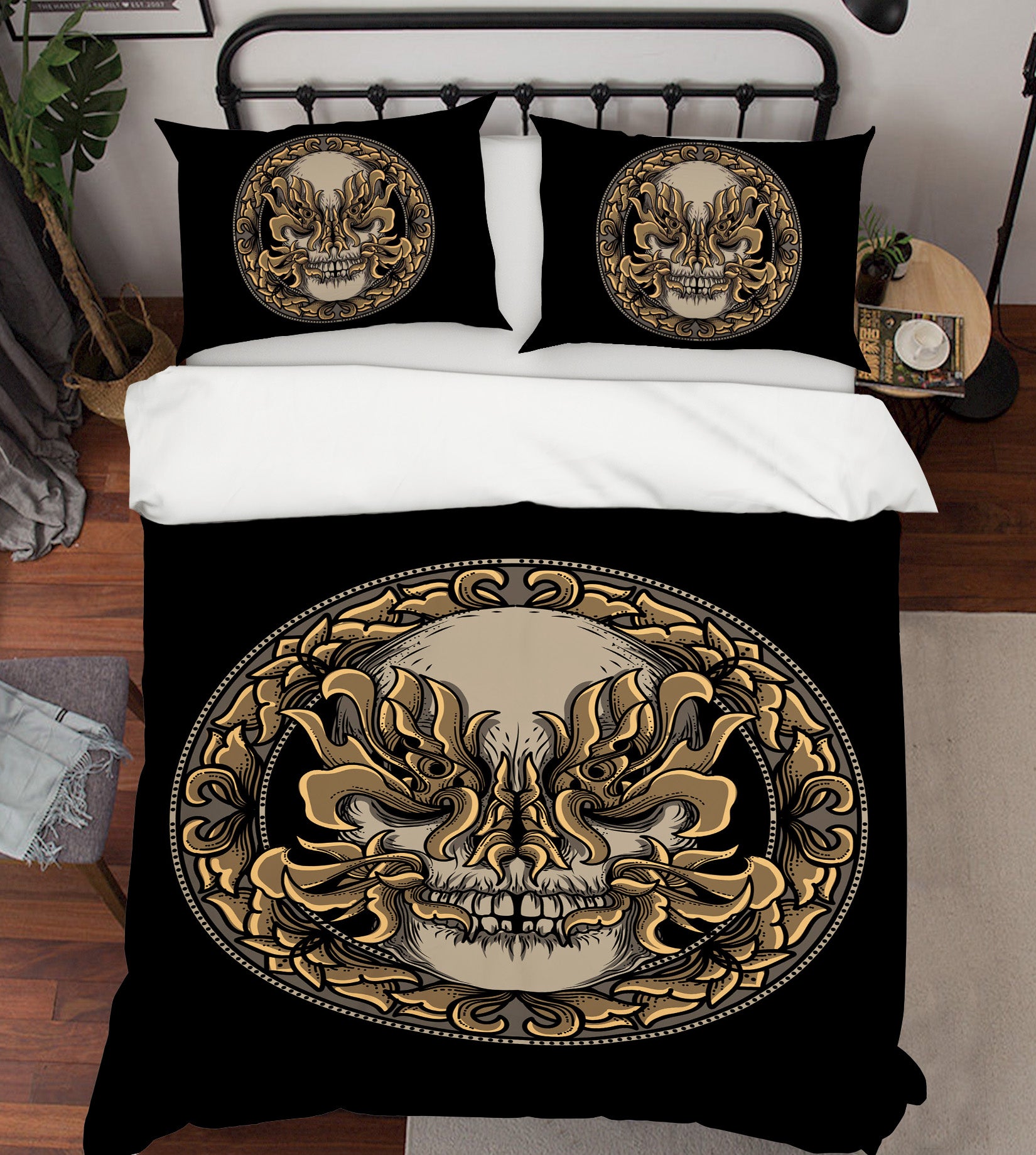 3D Circle Pattern 58219 Bed Pillowcases Quilt