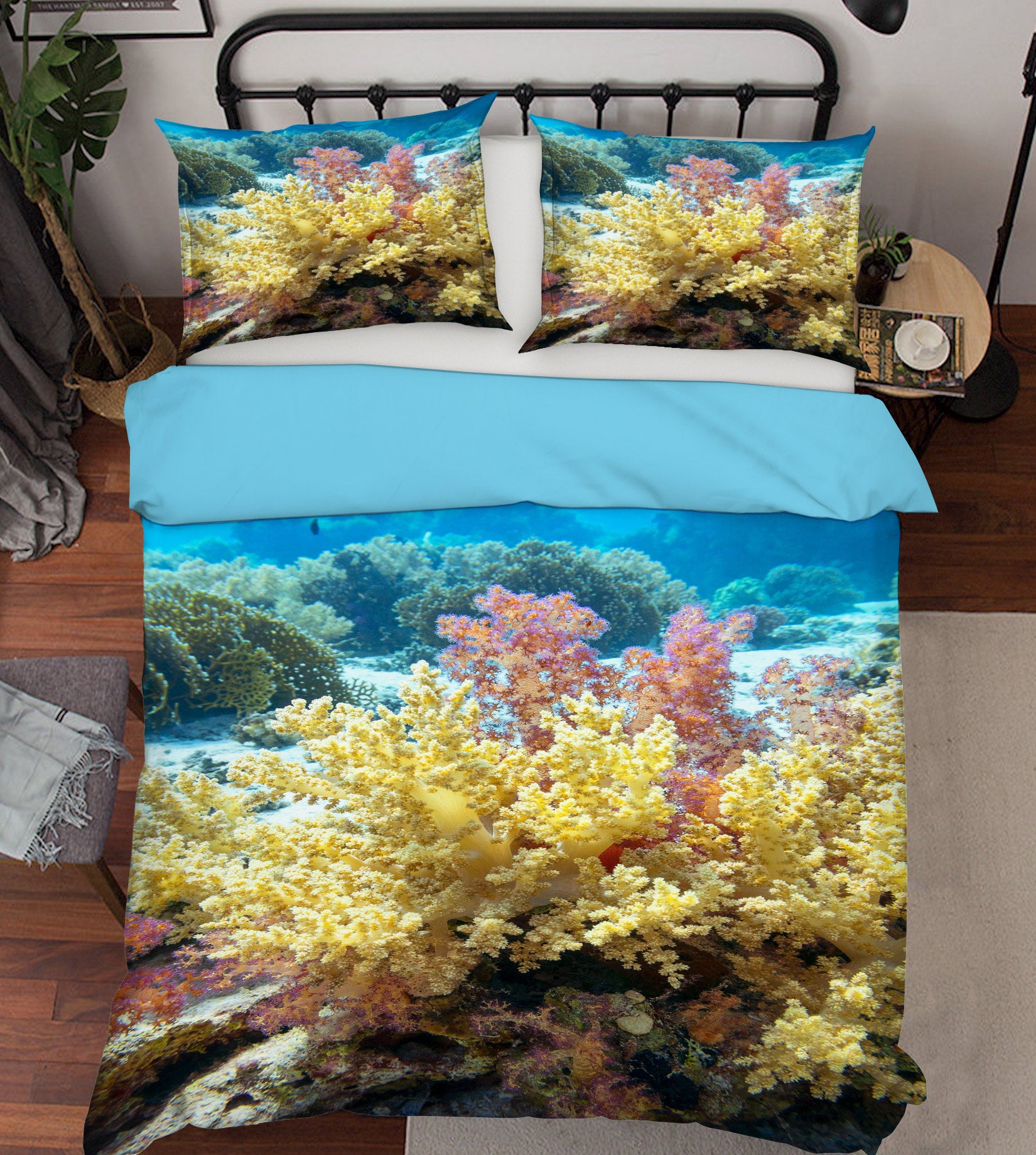 3D Coral 15177 Bed Pillowcases Quilt