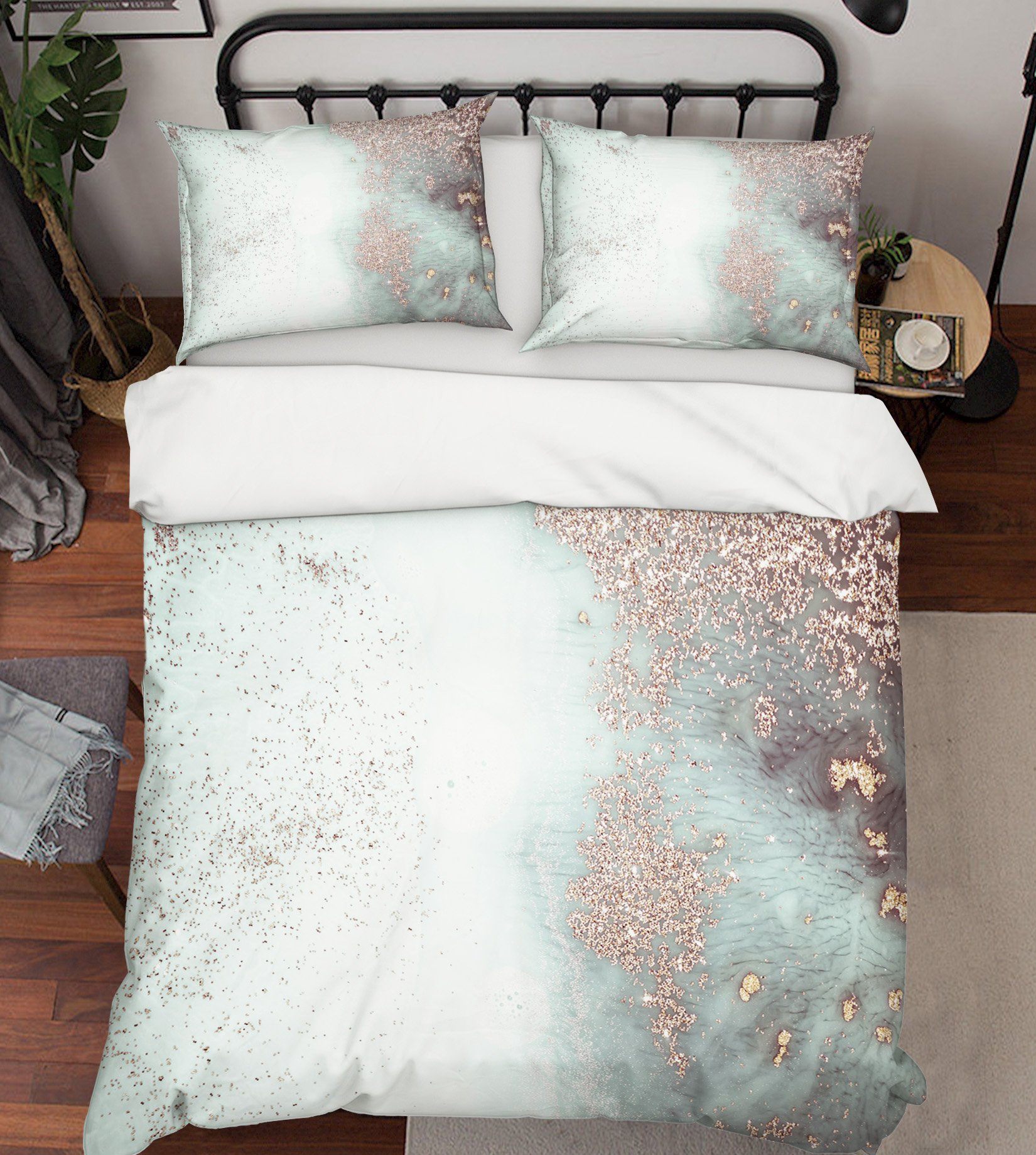 3D Silver Sand Sway 069 Bed Pillowcases Quilt Wallpaper AJ Wallpaper 