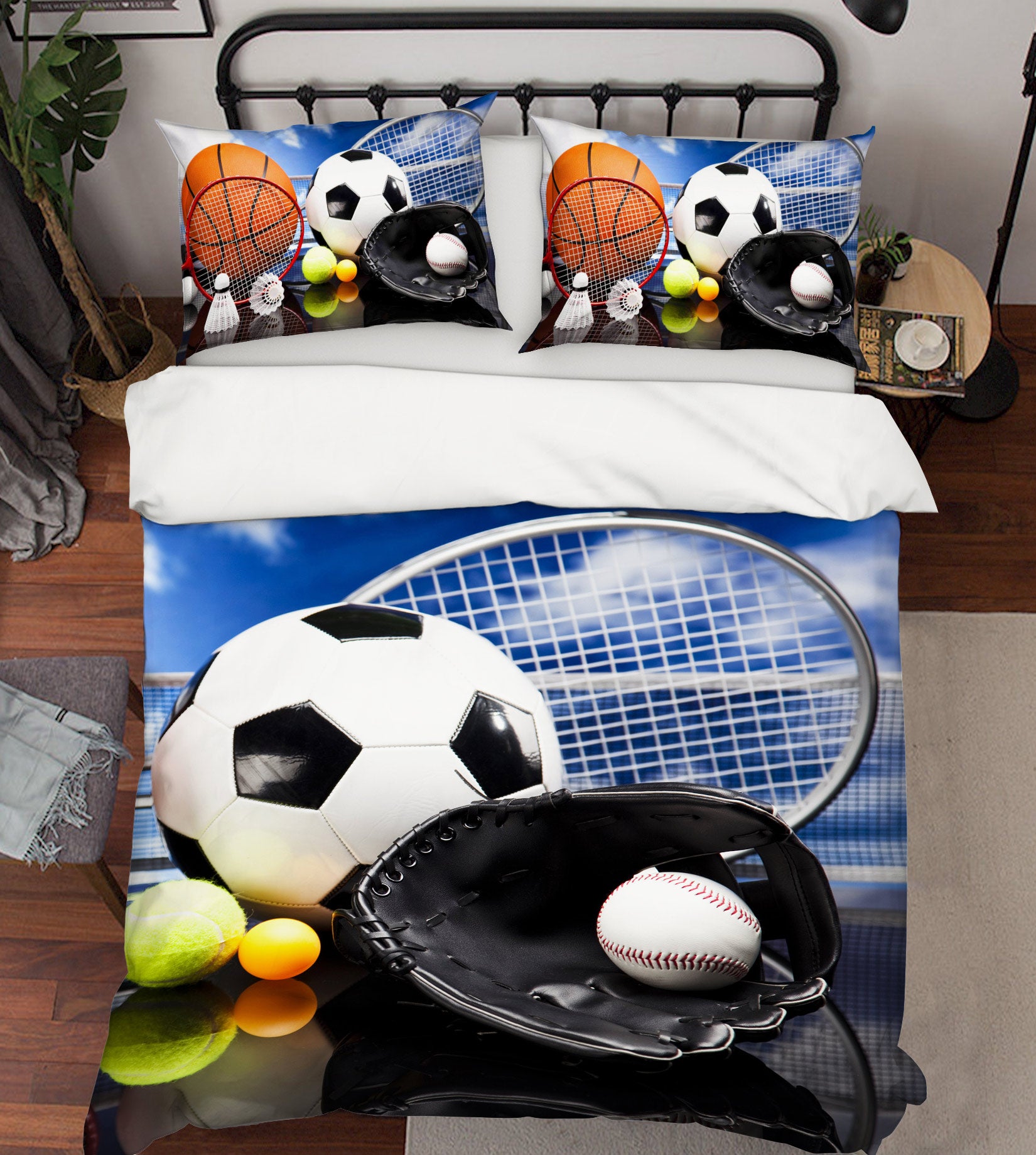 3D Ball Games 14133 Bed Pillowcases Quilt