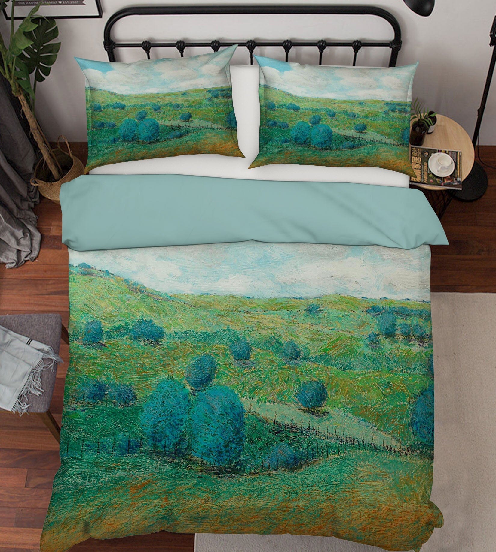 3D Dry Hills 2111 Allan P. Friedlander Bedding Bed Pillowcases Quilt Quiet Covers AJ Creativity Home 