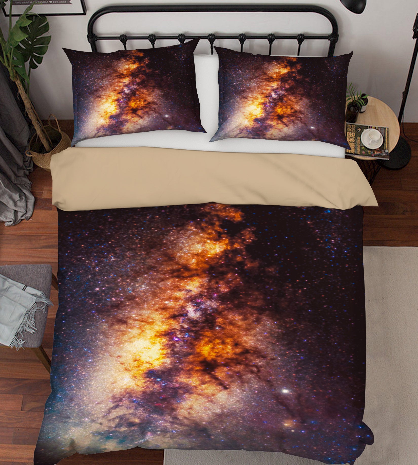 3D Starry Sky 16140 Bed Pillowcases Quilt
