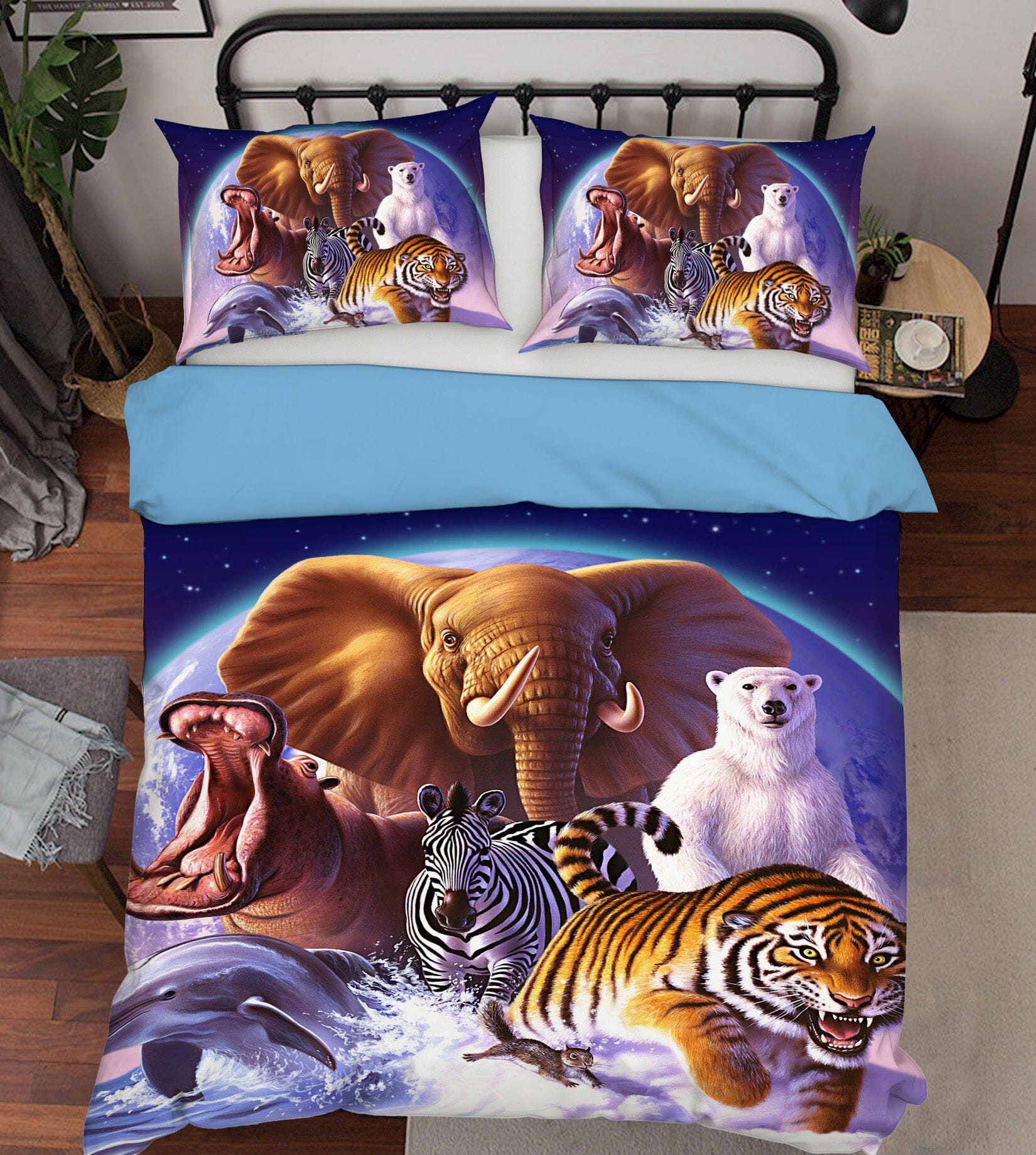 3D Wild World 2137 Jerry LoFaro bedding Bed Pillowcases Quilt Quiet Covers AJ Creativity Home 