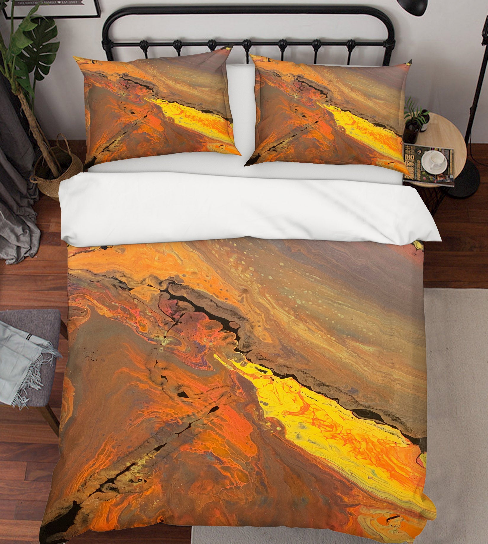 3D Golden Brown 40053 Valerie Latrice Bedding Bed Pillowcases Quilt