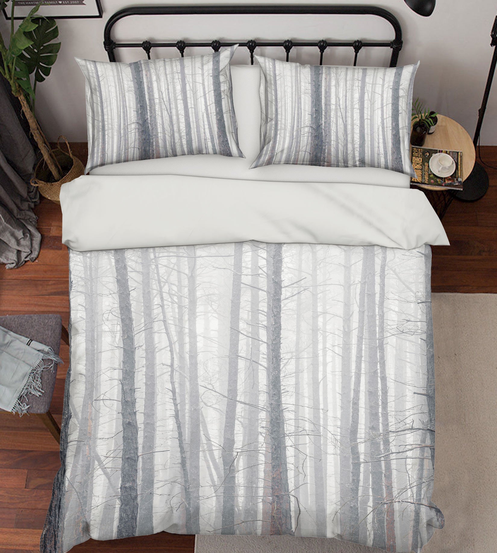 3D Trees Wood 6988 Assaf Frank Bedding Bed Pillowcases Quilt Cover Duvet Cover