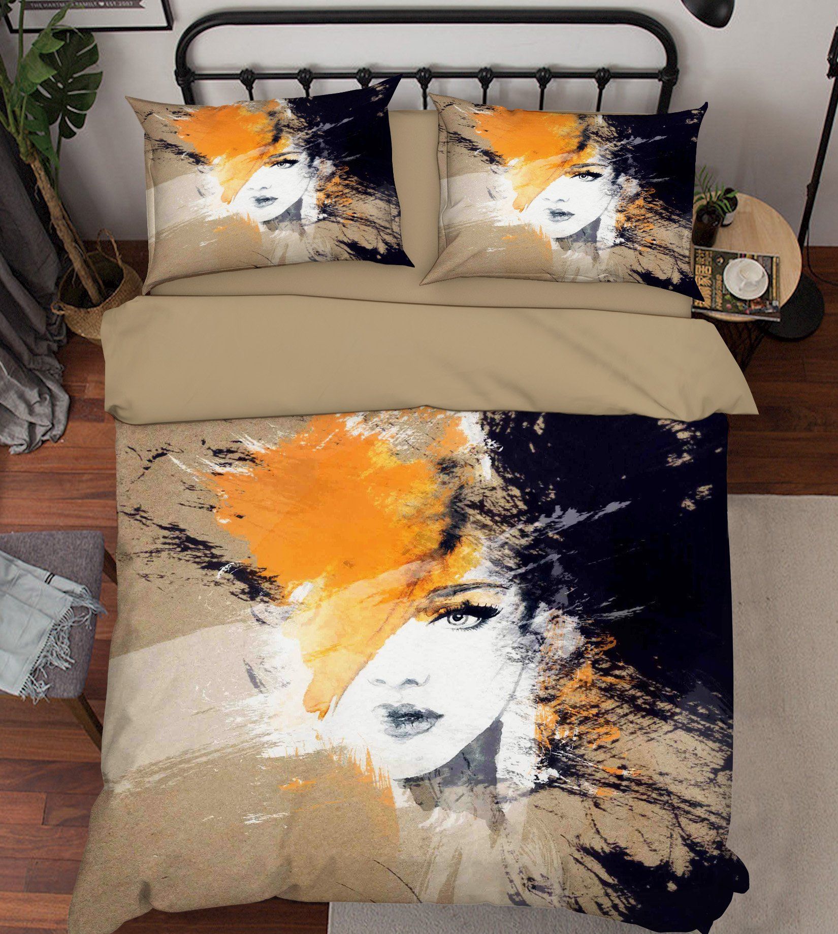 3D Hazy Woman 275 Bed Pillowcases Quilt Wallpaper AJ Wallpaper 