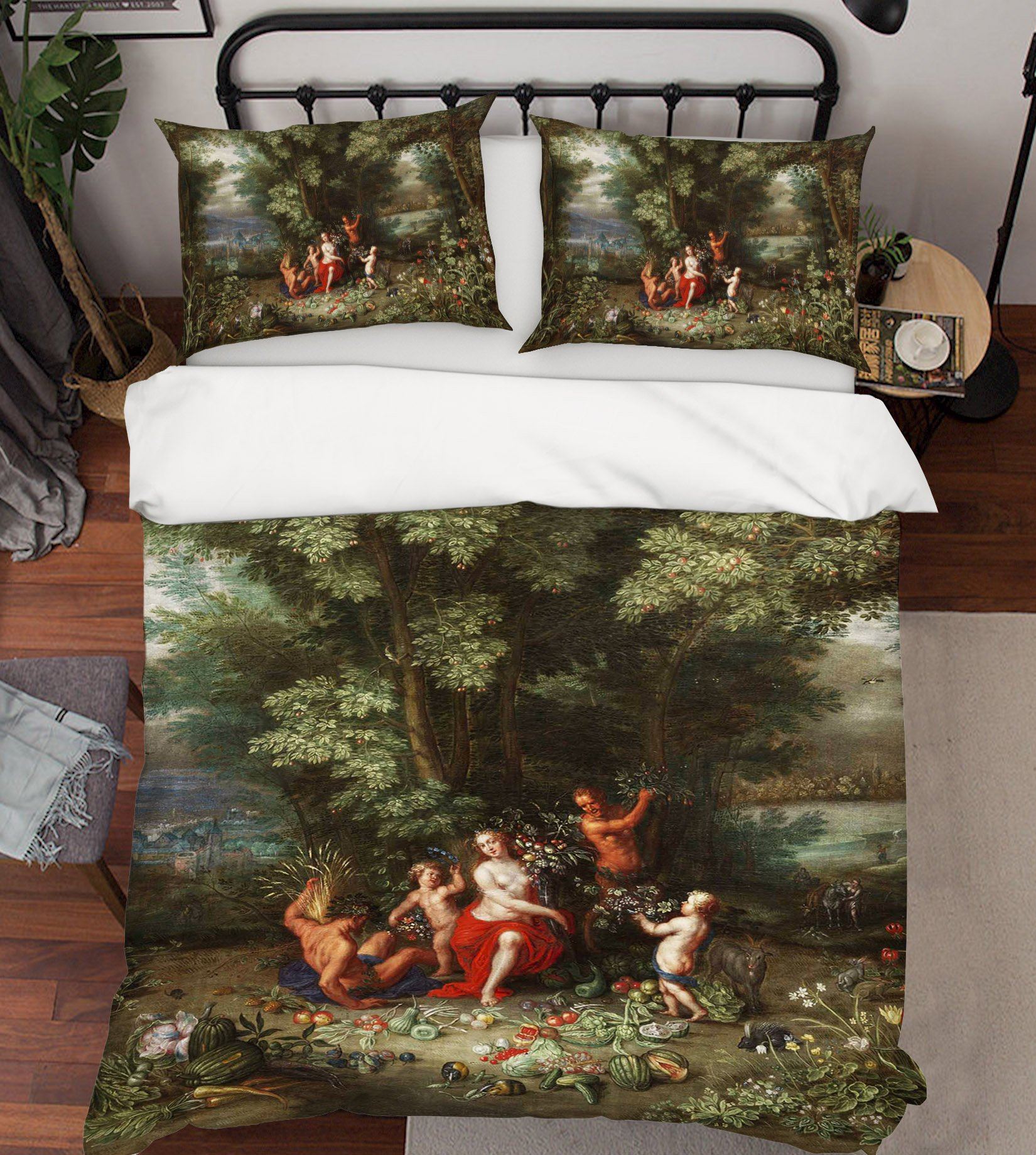 3D Woods Fruit 007 Bed Pillowcases Quilt Quiet Covers AJ Creativity Home 