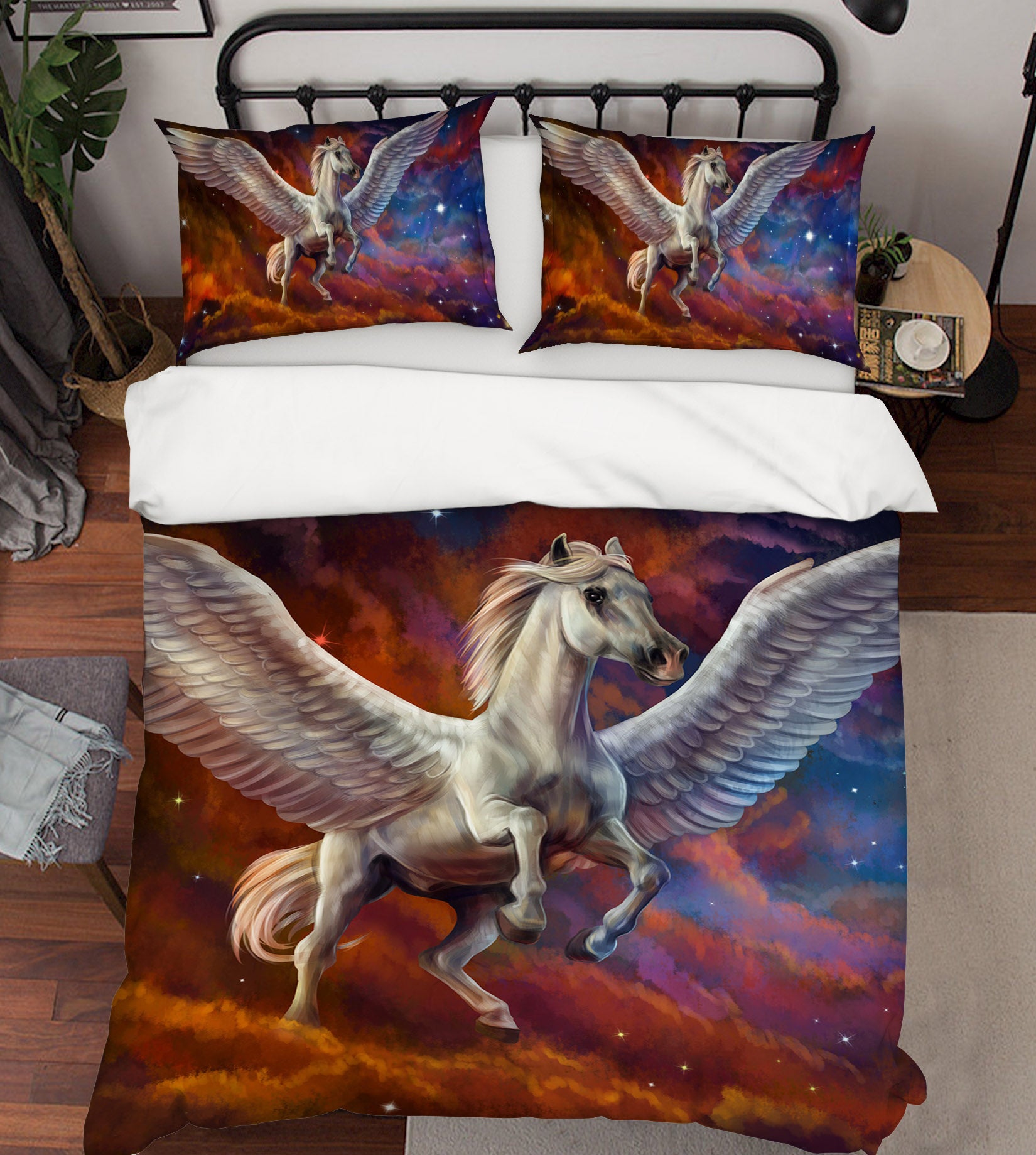 3D Pegasus Wings 034 Bed Pillowcases Quilt