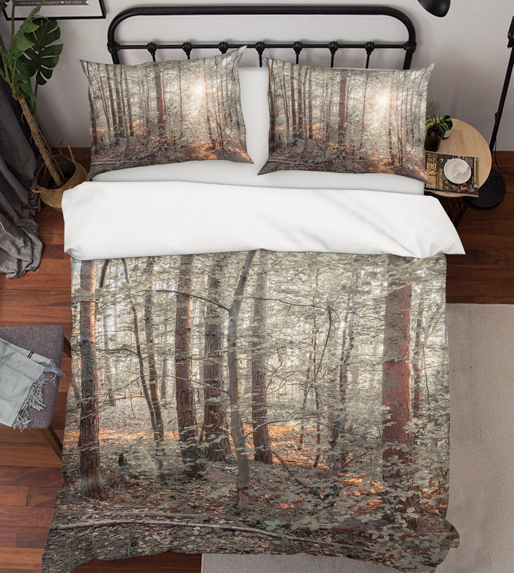 3D Forest Plant 7148 Assaf Frank Bedding Bed Pillowcases Quilt Cover Duvet Cover