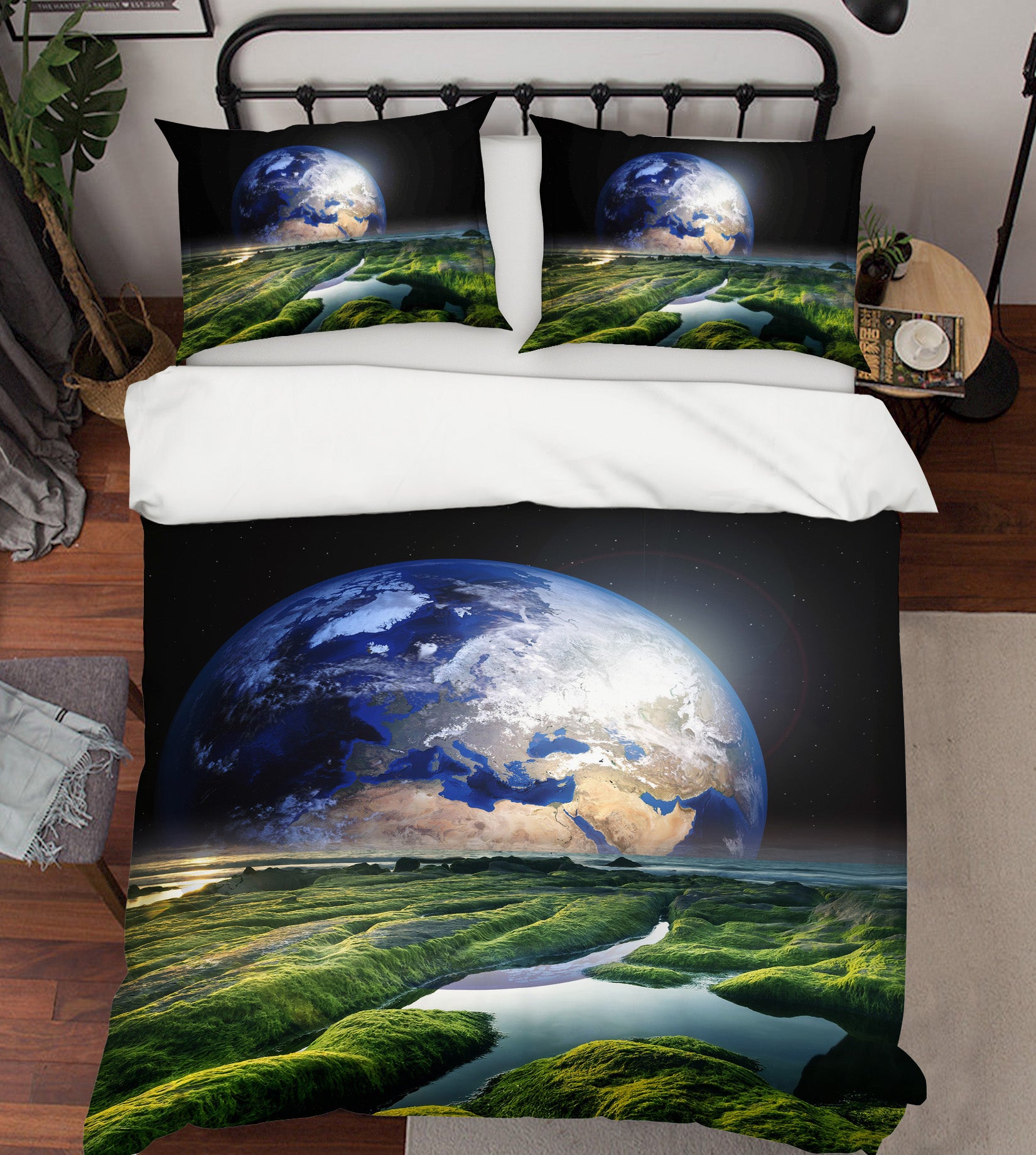 3D Earth 19190 Bed Pillowcases Quilt