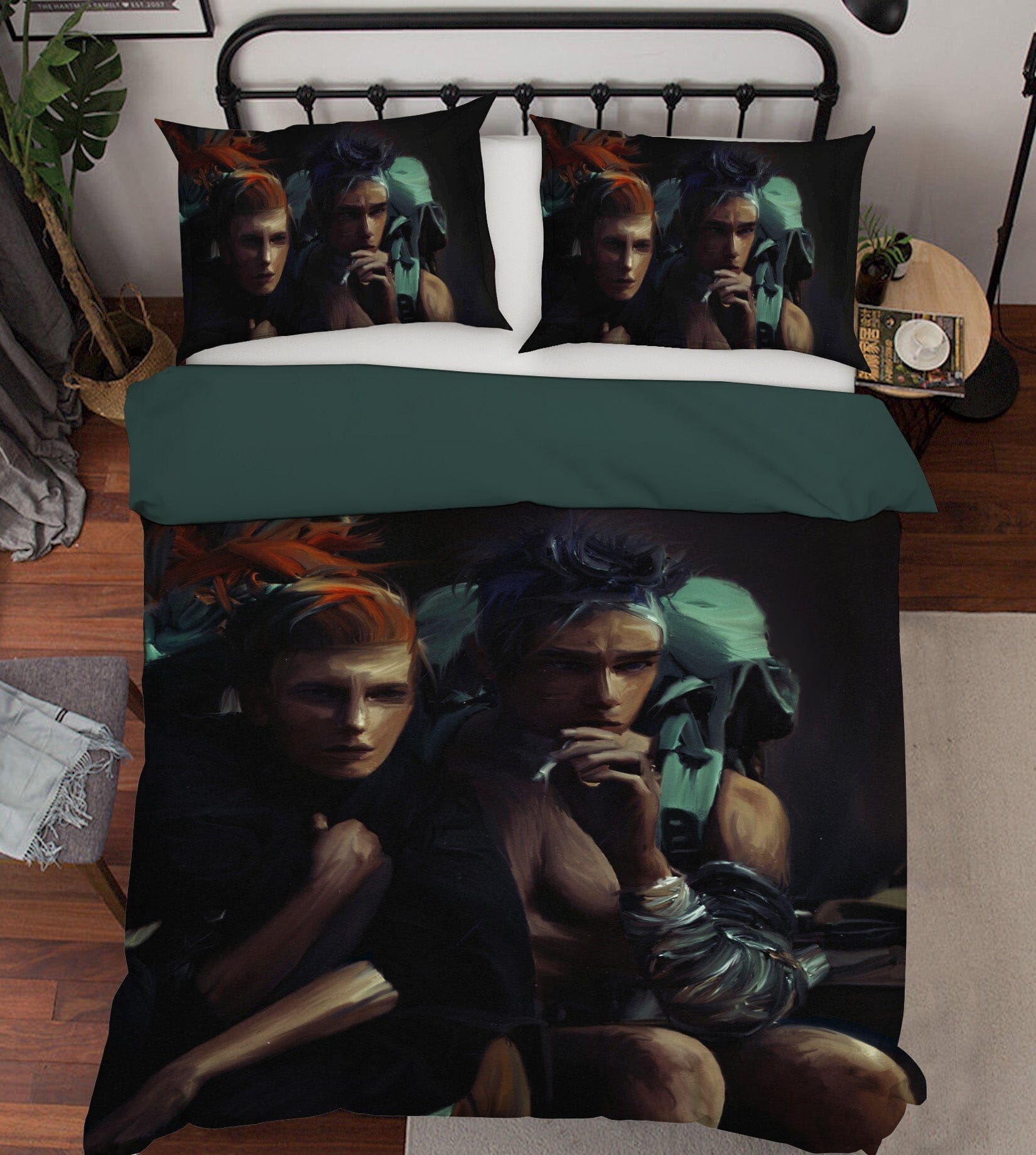 3D King Queen 2001 Marco Cavazzana Bedding Bed Pillowcases Quilt Quiet Covers AJ Creativity Home 
