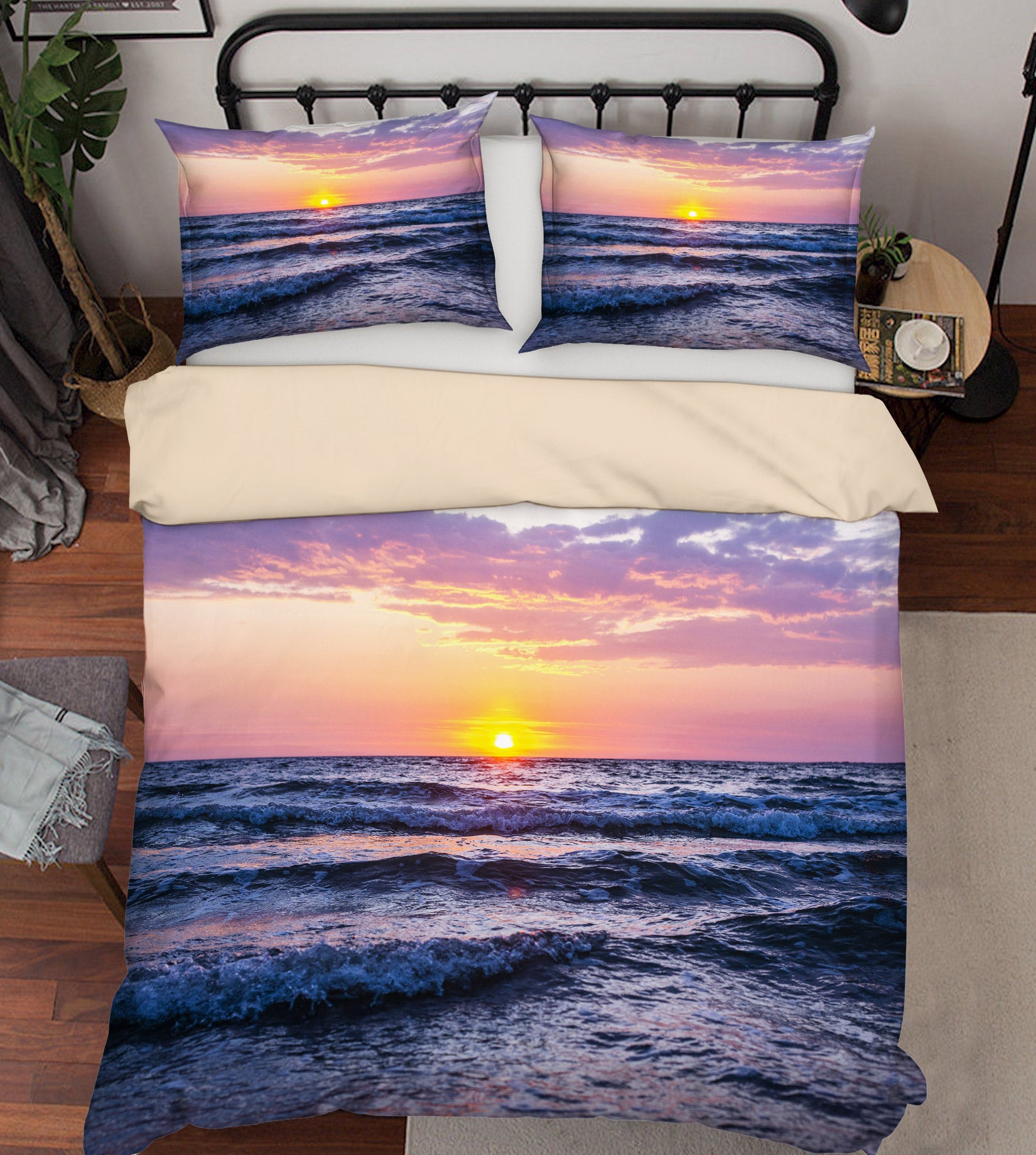 3D Surf Sun 59162 Bed Pillowcases Quilt