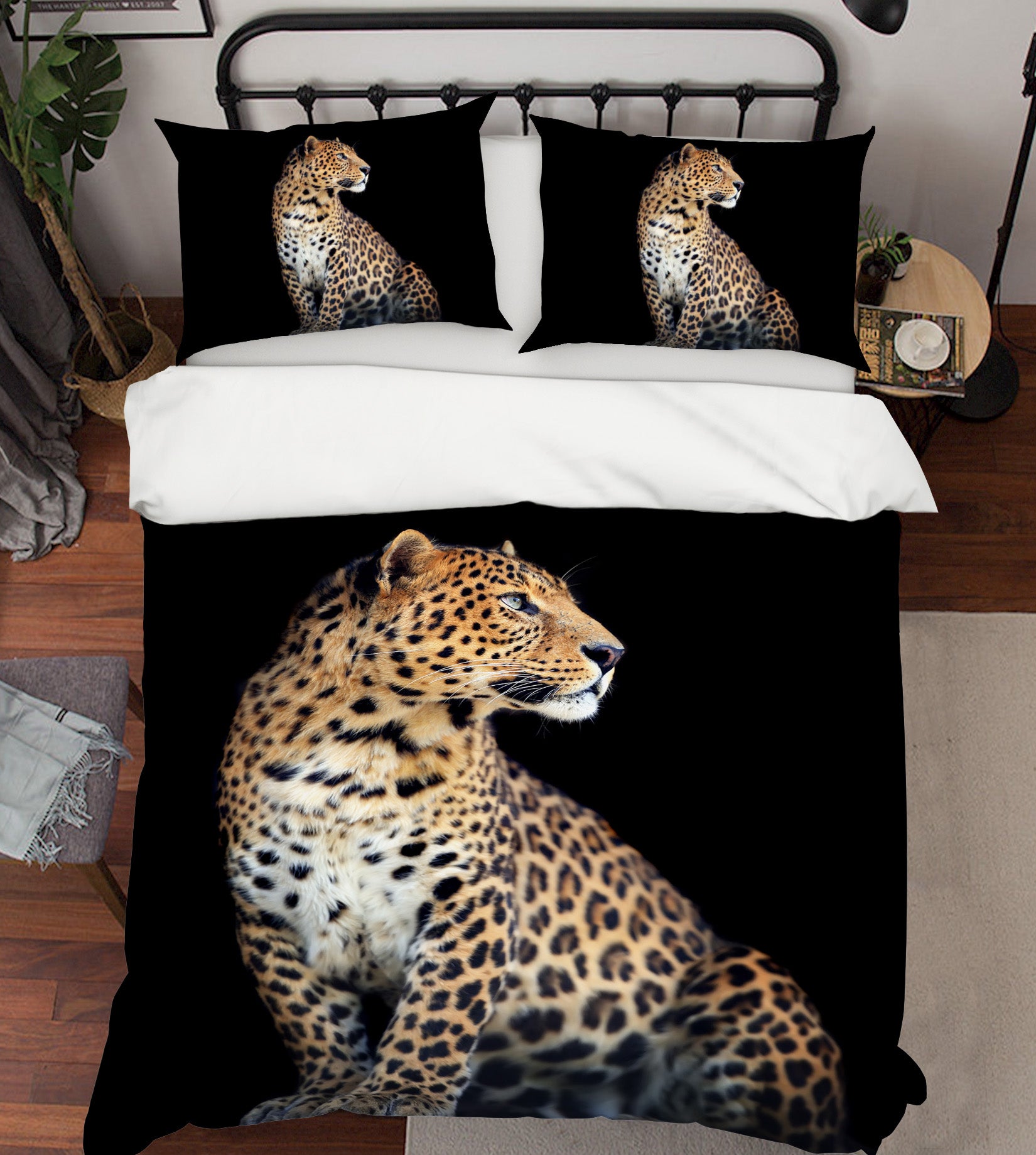 3D Leopard 21024 Bed Pillowcases Quilt
