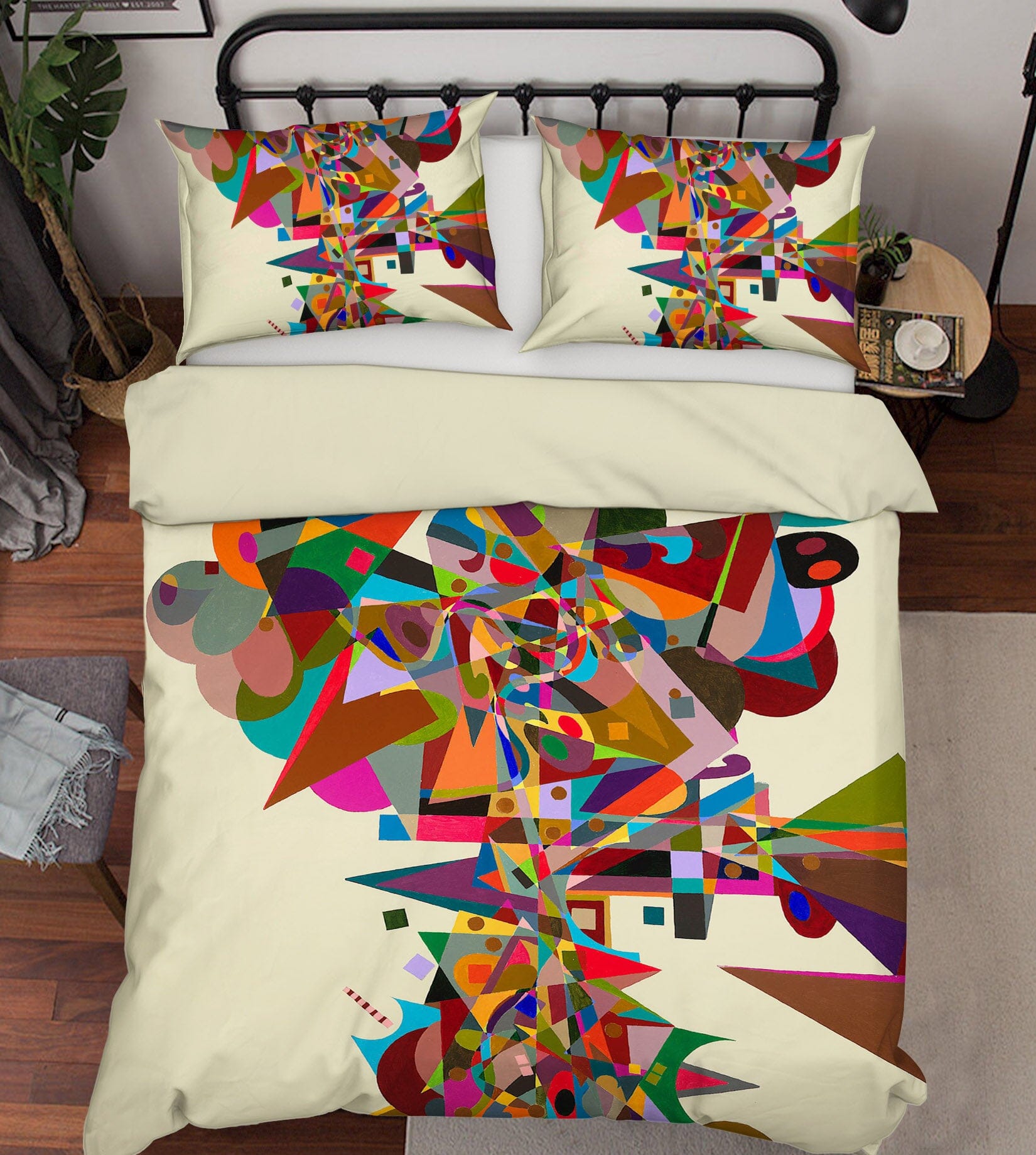 3D Color Pattern 2001 Allan P. Friedlander Bedding Bed Pillowcases Quilt Quiet Covers AJ Creativity Home 