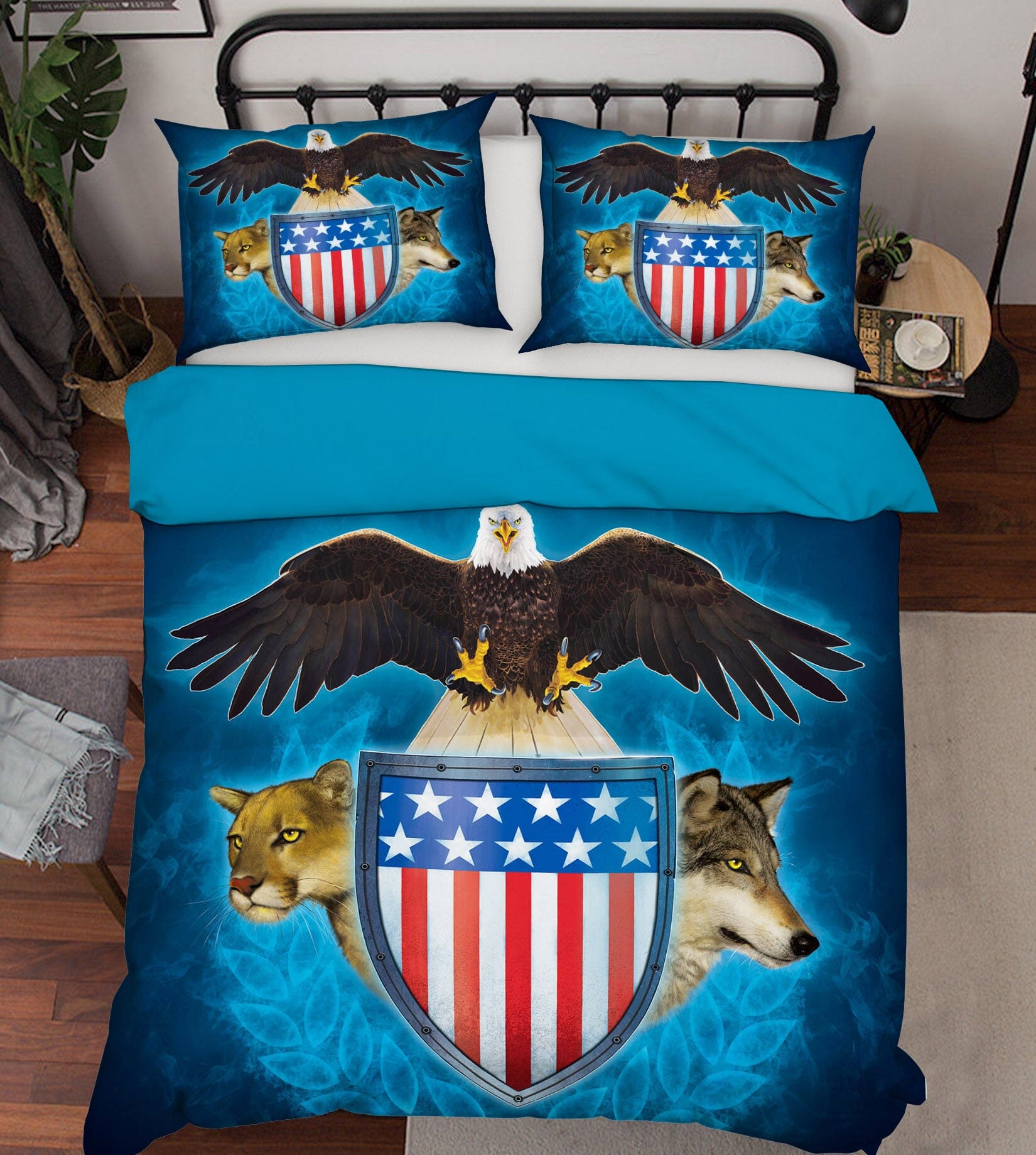 3D USA Trinity 097 Bed Pillowcases Quilt Exclusive Designer Vincent Quiet Covers AJ Creativity Home 